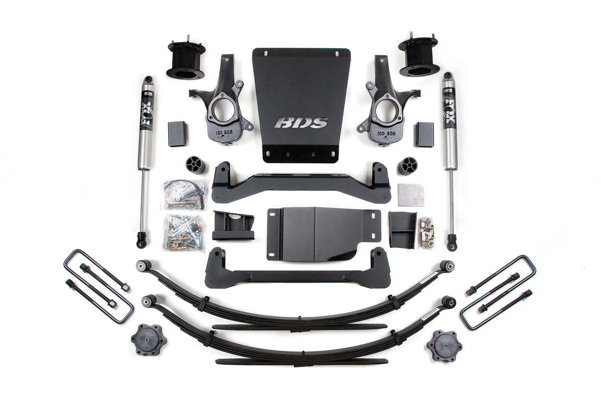 BDS 4.5 Inch Lift Kit NX2 Nitro Series for Chevy Silverado 1500 4WD (2007–2013) GMC Sierra 1500 4WD (2007–2013)