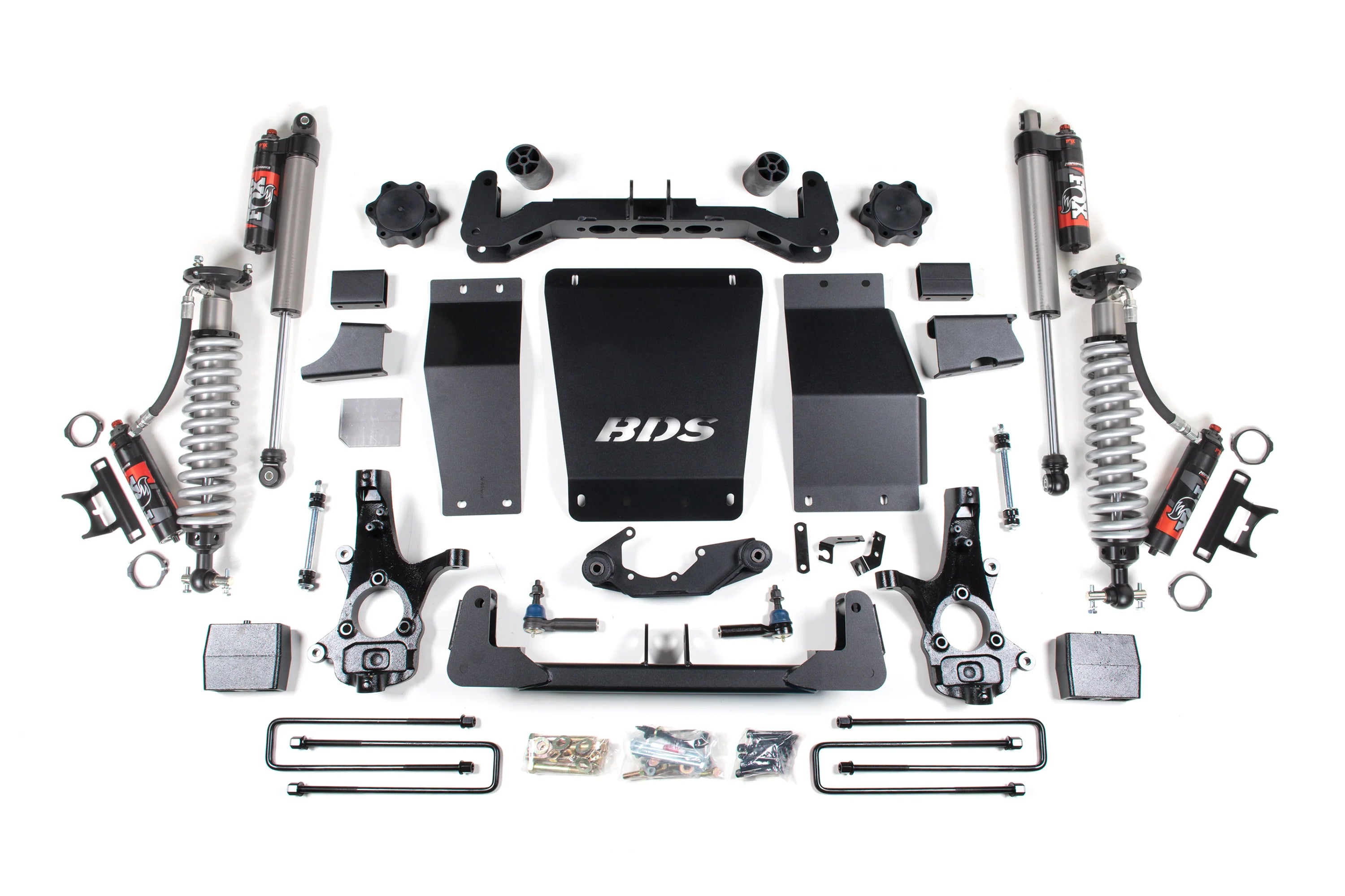 BDS 6 Inch Lift Kit FOX 2.5 Performance Elite Coilover Chevy Silverado GMC Sierra 1500 4WD (2014–2018)
