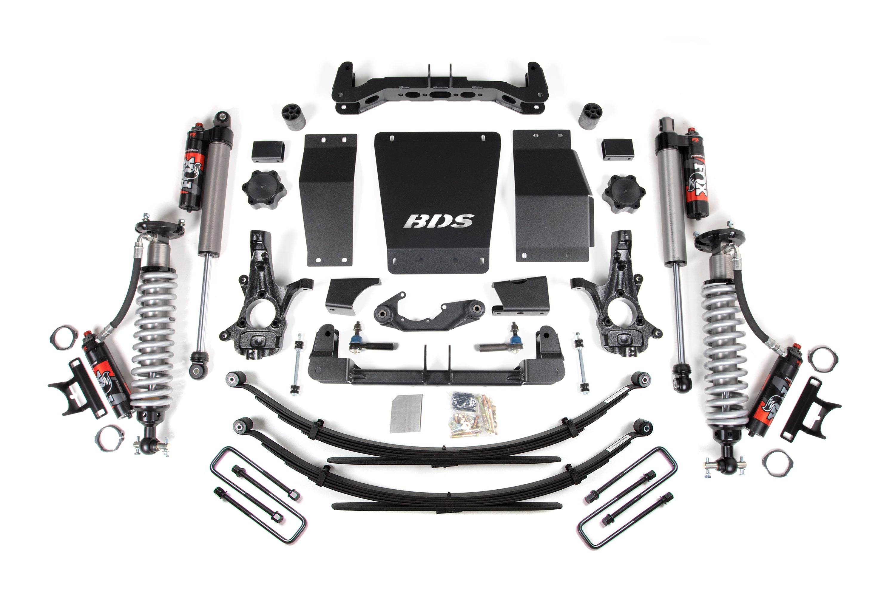 BDS 6 Inch Lift Kit FOX 2.5 Performance Elite Coilover Chevy Silverado GMC Sierra 1500 4WD (2014–2018)