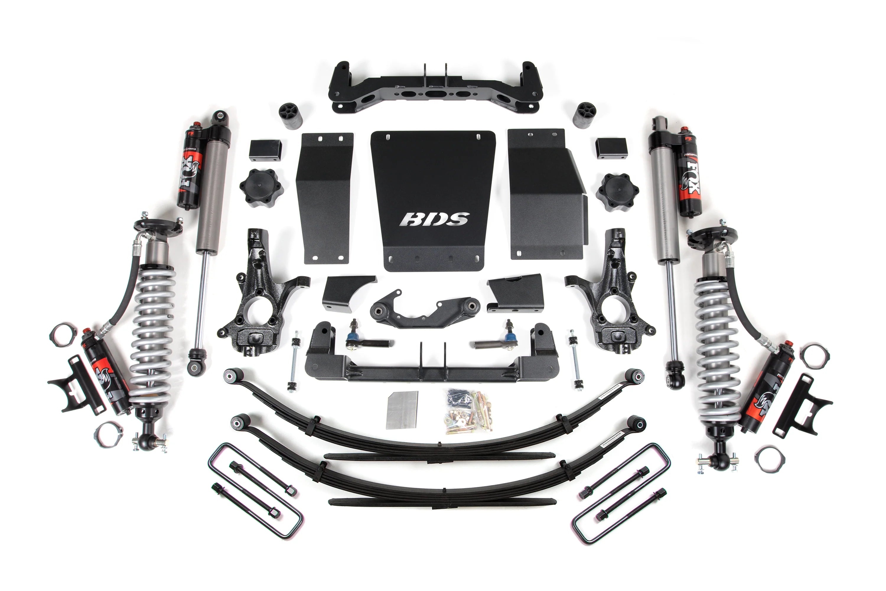 BDS 6 Inch Lift Kit FOX 2.5 Performance Elite Coilover Chevy Silverado GMC Sierra 1500 4WD (2014–2018)
