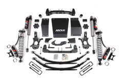 BDS 6 Inch Lift Kit FOX 2.5 Performance Elite Coilover Chevy Silverado GMC Sierra 1500 4WD (2014–2018)