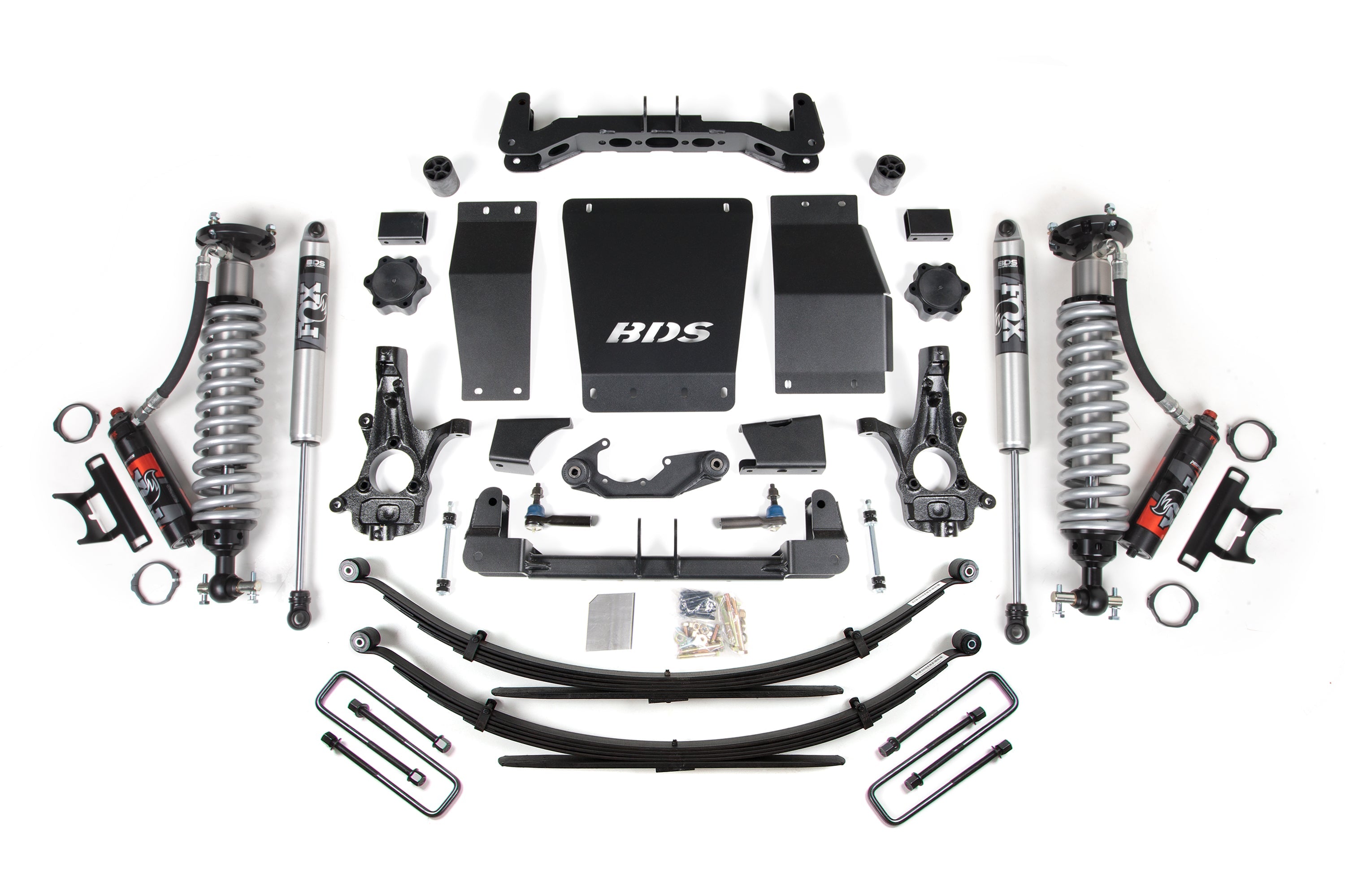 BDS 6 Inch Lift Kit FOX 2.5 Performance Elite Coilover Chevy Silverado GMC Sierra 1500 4WD (2014–2018)