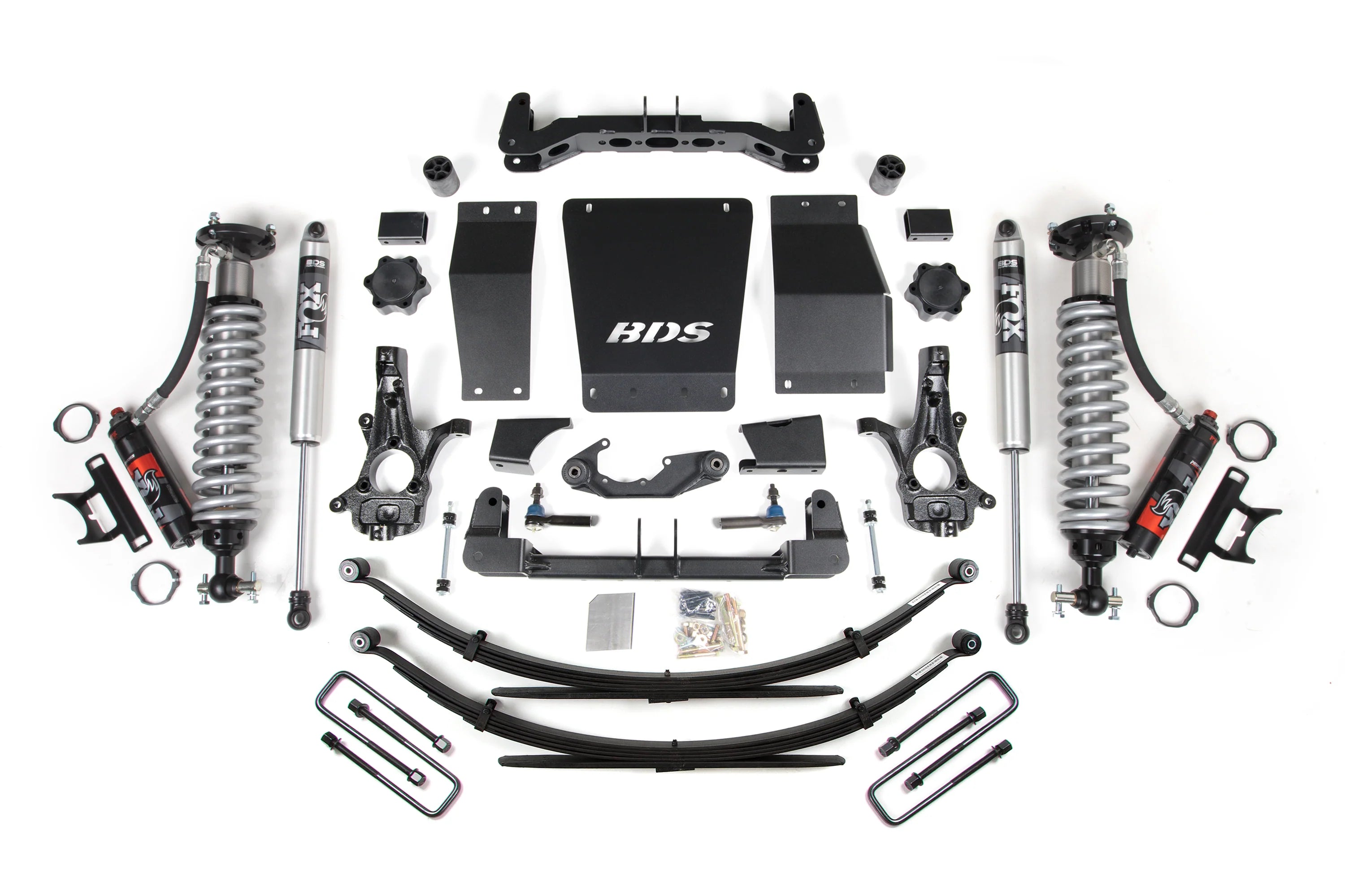 BDS 6 Inch Lift Kit FOX 2.5 Performance Elite Coilover Chevy Silverado GMC Sierra 1500 4WD (2014–2018)