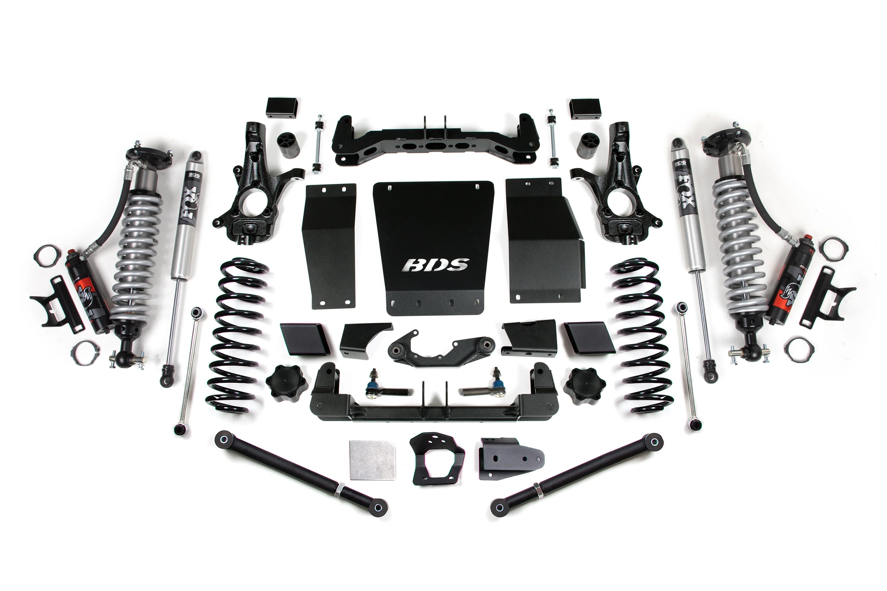 BDS 6 Inch Lift Kit FOX 2.5 Performance Elite Coilover Chevy Suburban Tahoe GMC Yukon Yukon XL 1500 4WD (2015–2019)