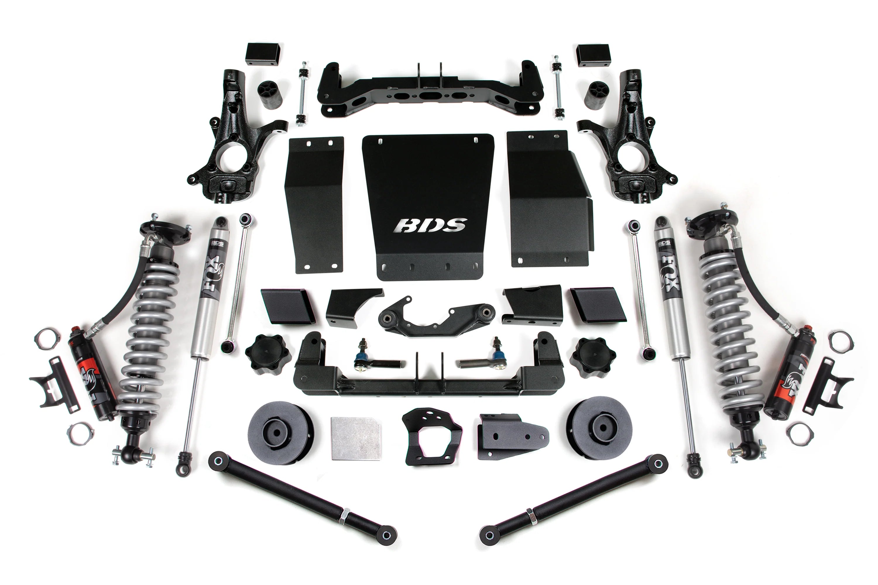 BDS 4 Inch Lift Kit FOX 2.5 Performance Elite Coilover for Chevy Suburban, Tahoe & GMC Yukon/Yukon XL 1500 4WD (2015–2019)