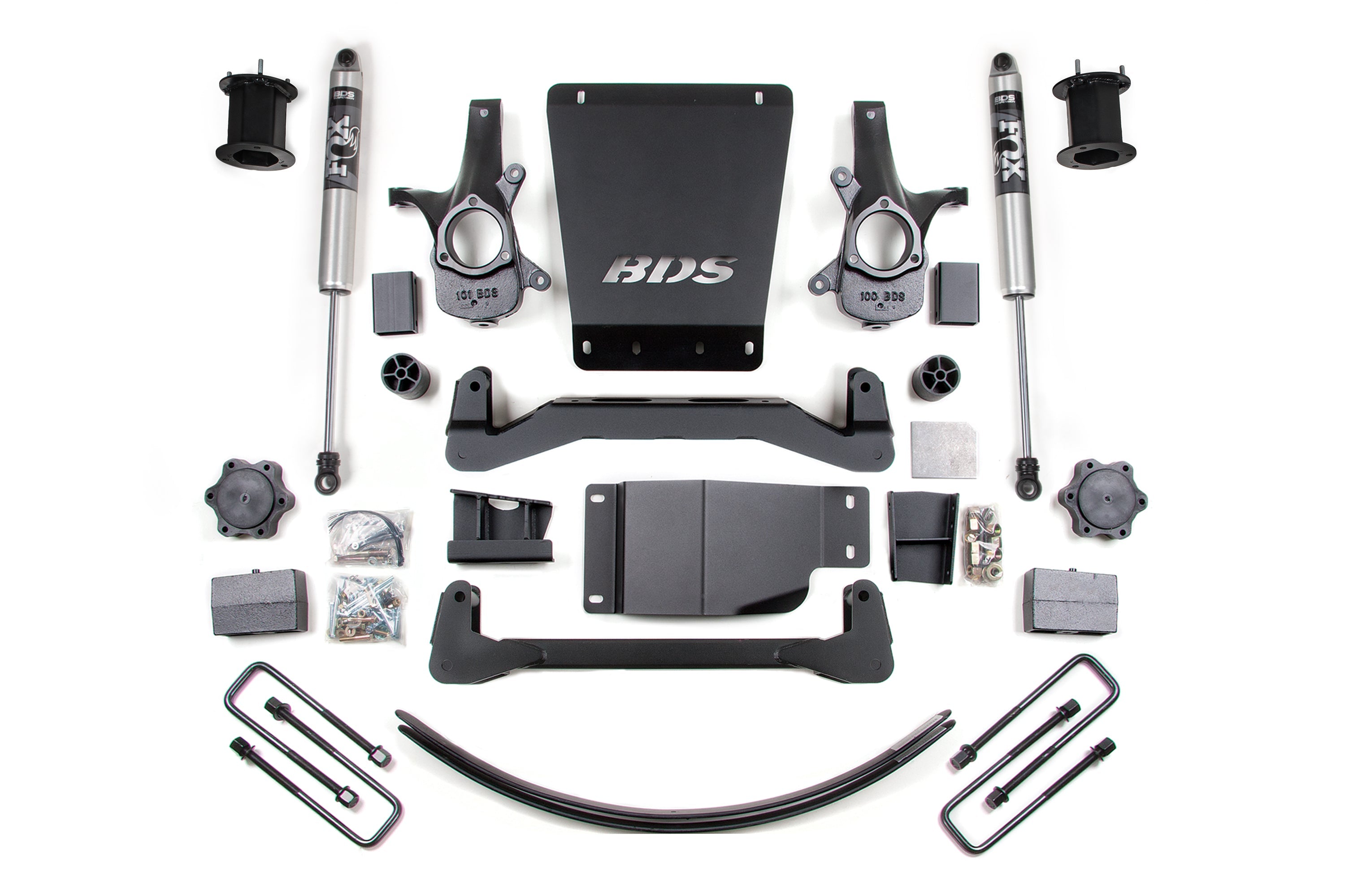 BDS 6 Inch Suspension Lift Kit Chevy Silverado 1500 & GMC Sierra 1500 4WD (2007–2013)