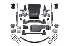 6 Inch Lift Kit | Chevy Silverado or GMC Sierra 1500 (07-13) 4WD - Leaf Springs / FOX 2.0 Performance Series