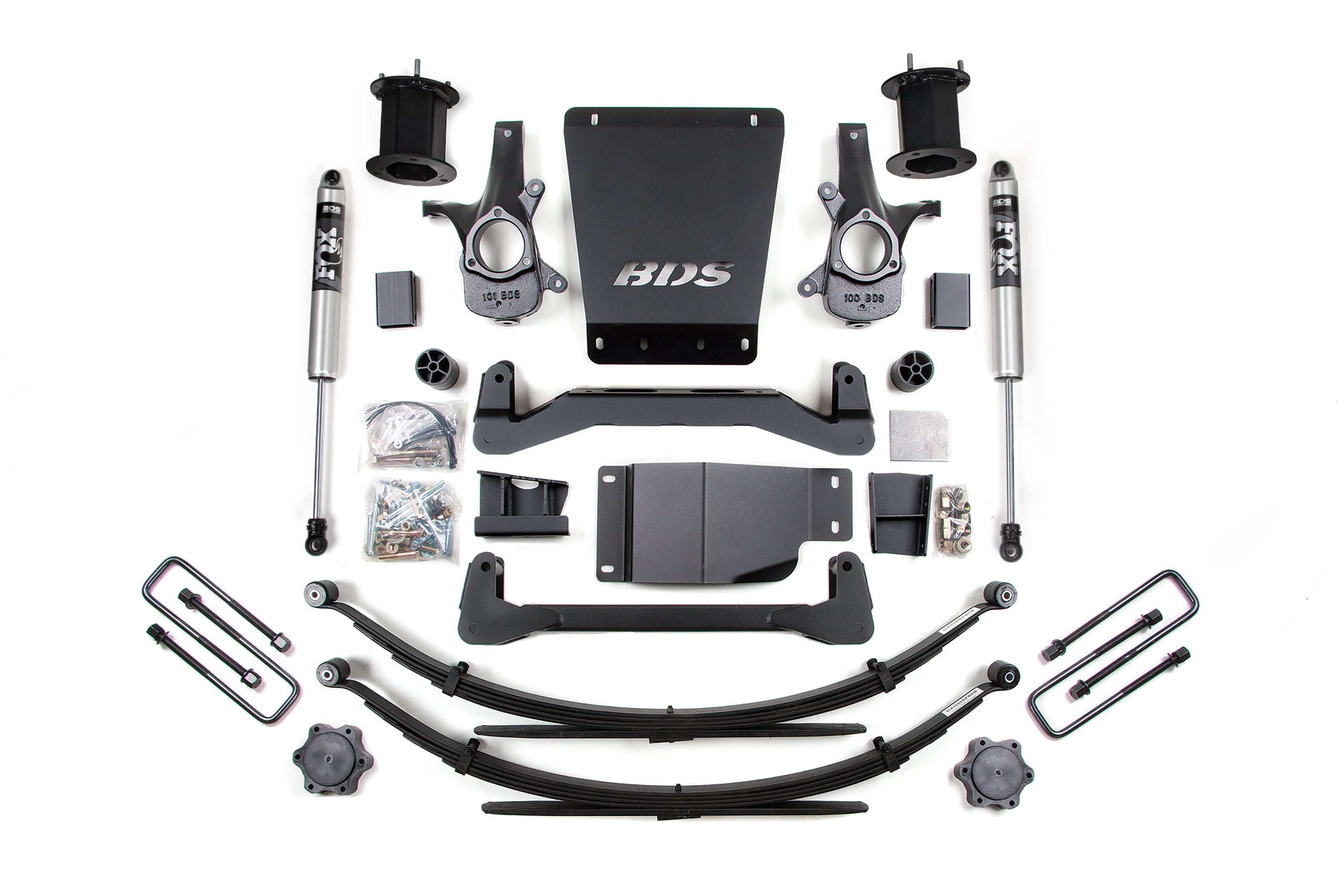 BDS 6 Inch Suspension Lift Kit Chevy Silverado 1500 & GMC Sierra 1500 4WD (2007–2013)