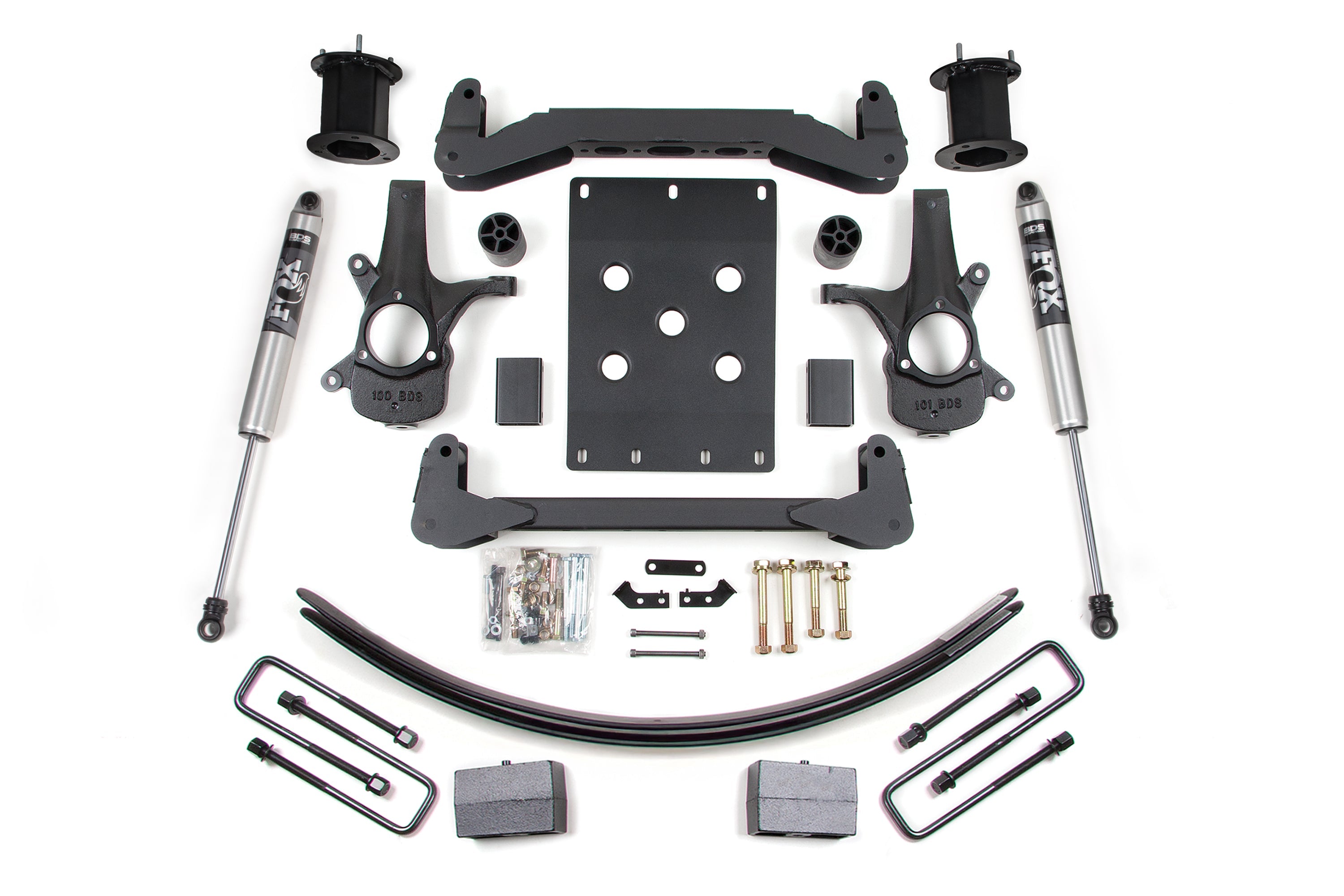 BDS 6 Inch Suspension Lift Kit Chevy Silverado 1500 & GMC Sierra 1500 2WD (2007–2013)