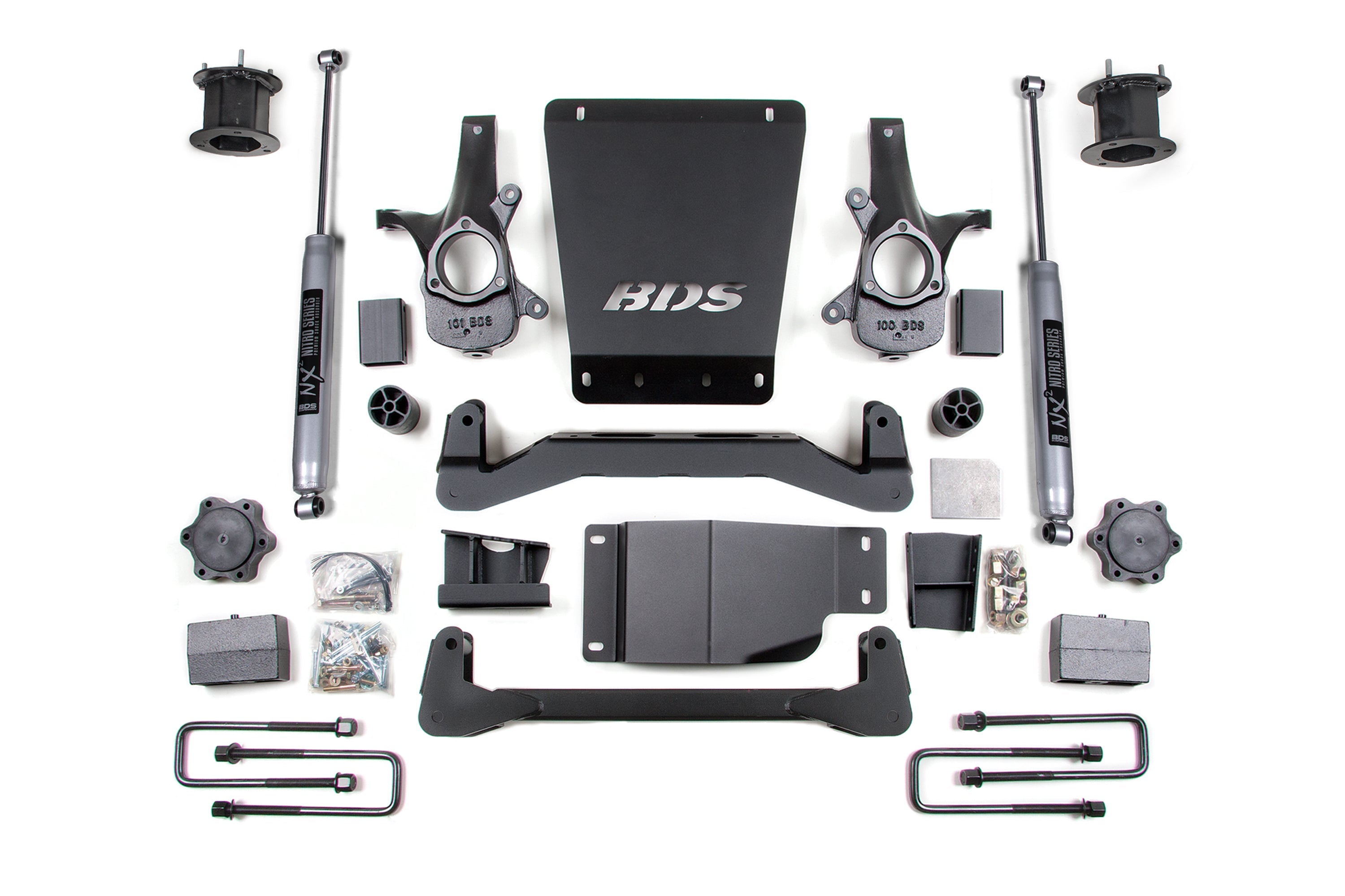 BDS 4.5 Inch Lift Kit NX2 Nitro Series for Chevy Silverado 1500 4WD (2007–2013) GMC Sierra 1500 4WD (2007–2013)