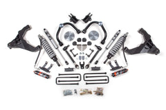 3 Inch Lift Kit | FOX Coilover Conversion | Chevy Silverado or GMC Sierra 2500HD/3500HD (20-26) Diesel | 4WD - Block Kit Without Factory Overload / FOX 2.0 Performance Series