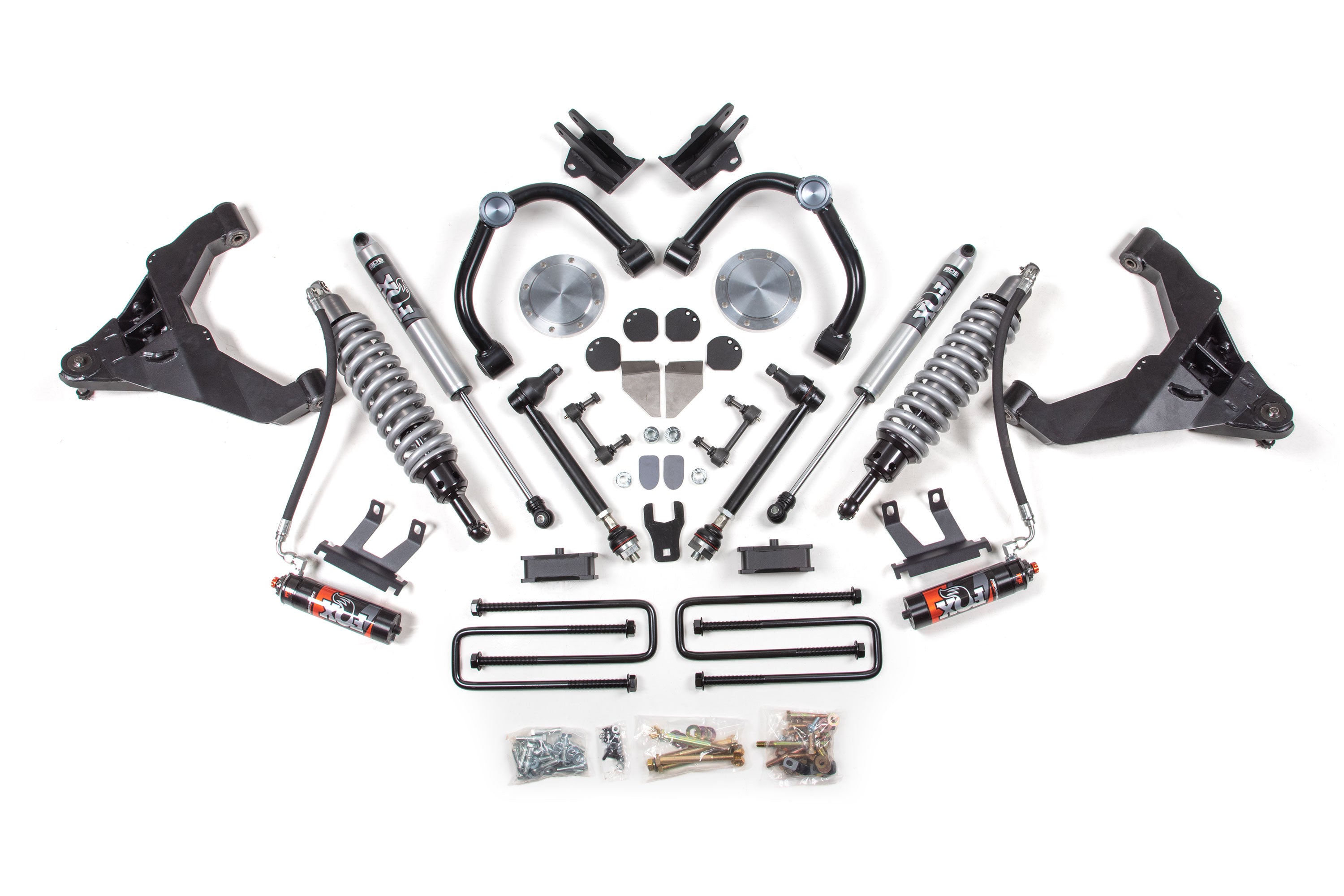 3 Inch Lift Kit | FOX Coilover Conversion | Chevy Silverado or GMC Sierra 2500HD/3500HD (20-26) Diesel | 4WD - No Block / FOX 2.5 Performance Elite