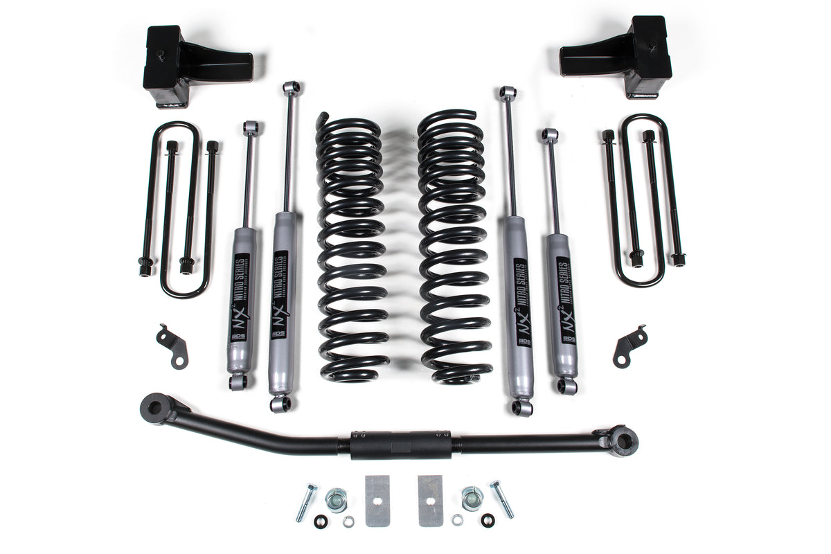 2.5 Inch Lift Kit | Ford F250/F350 Super Duty (11-16) 4WD | Diesel - 4 Inch Block Kit / NX2 Nitro Series