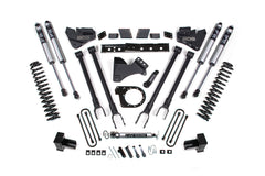 BDS 6 Inch Lift Kit with 4-Link Conversion for 2017-2019 Ford F250/F350 Super Duty 4WD Diesel