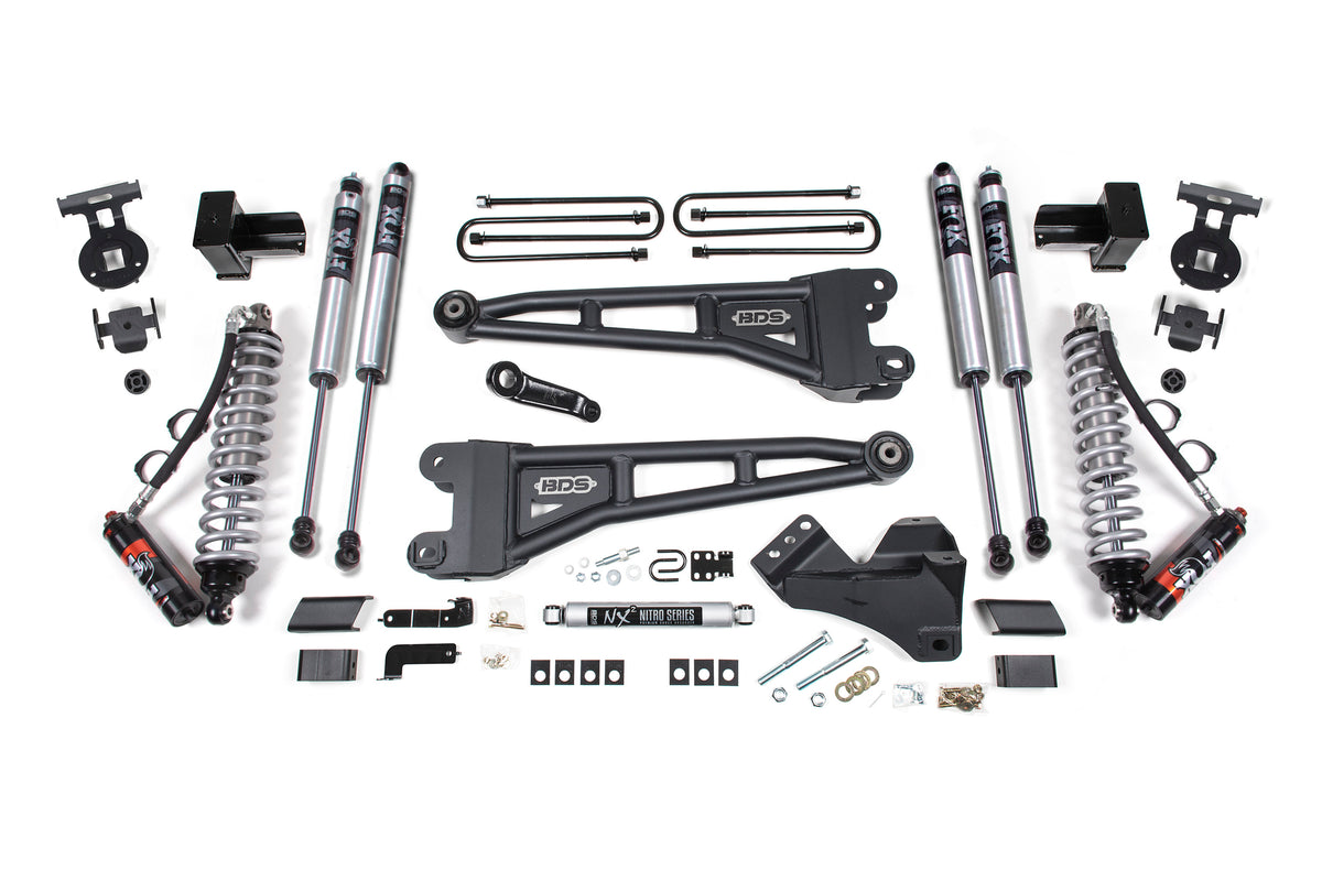 5 Inch Lift Kit w/ Radius Arm | FOX 2.5 Performance Elite Coil-Over Conversion | Ford F250/F350 Super Duty (20-22) 4WD | Diesel - FOX 2.5 Performance Elite
