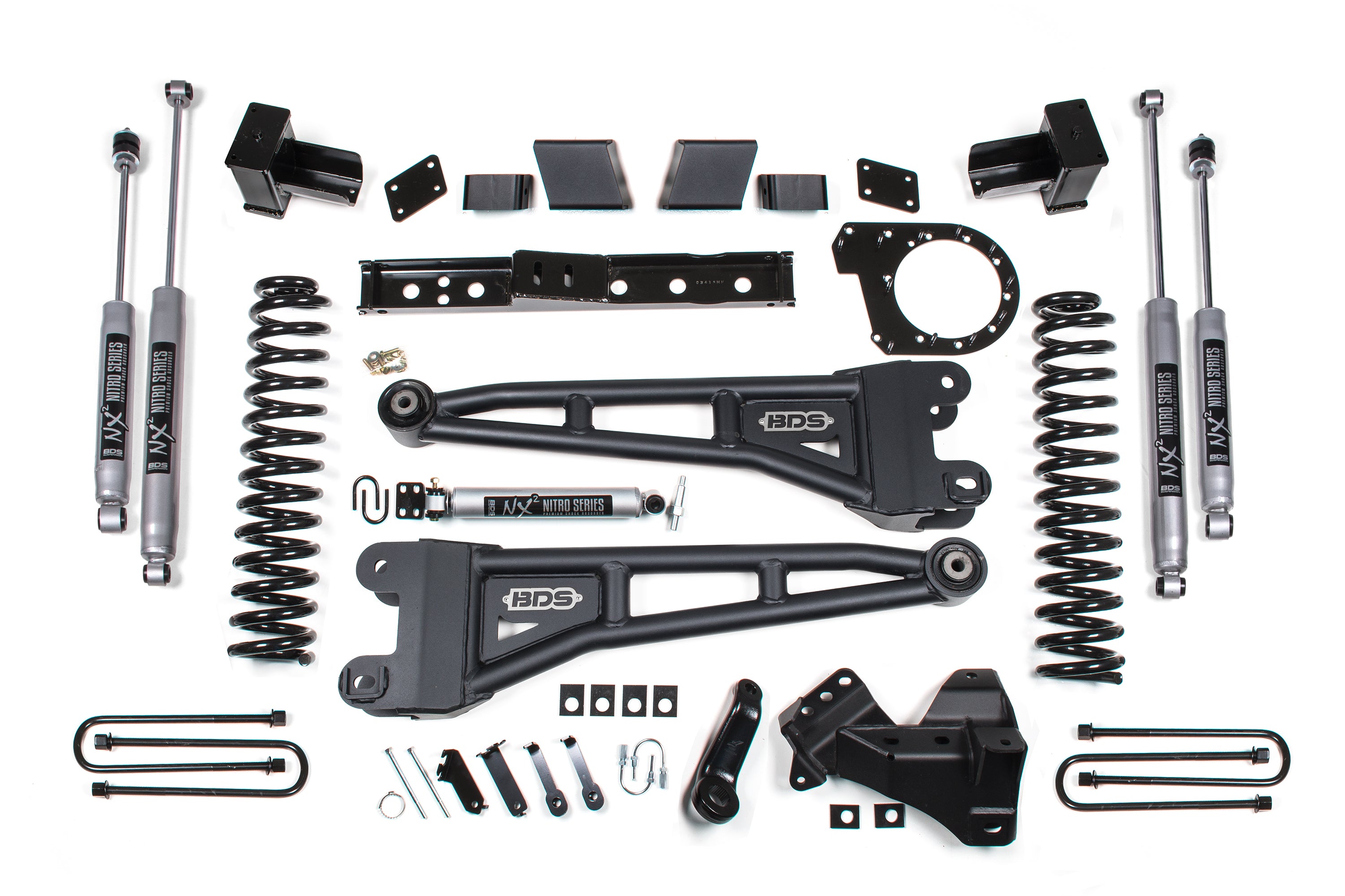 7 Inch Lift Kit w/ Radius Arm | Ford F250/F350 Super Duty (20-22) 4WD | Diesel - Leaf Springs / FOX 2.5 Performance Elite