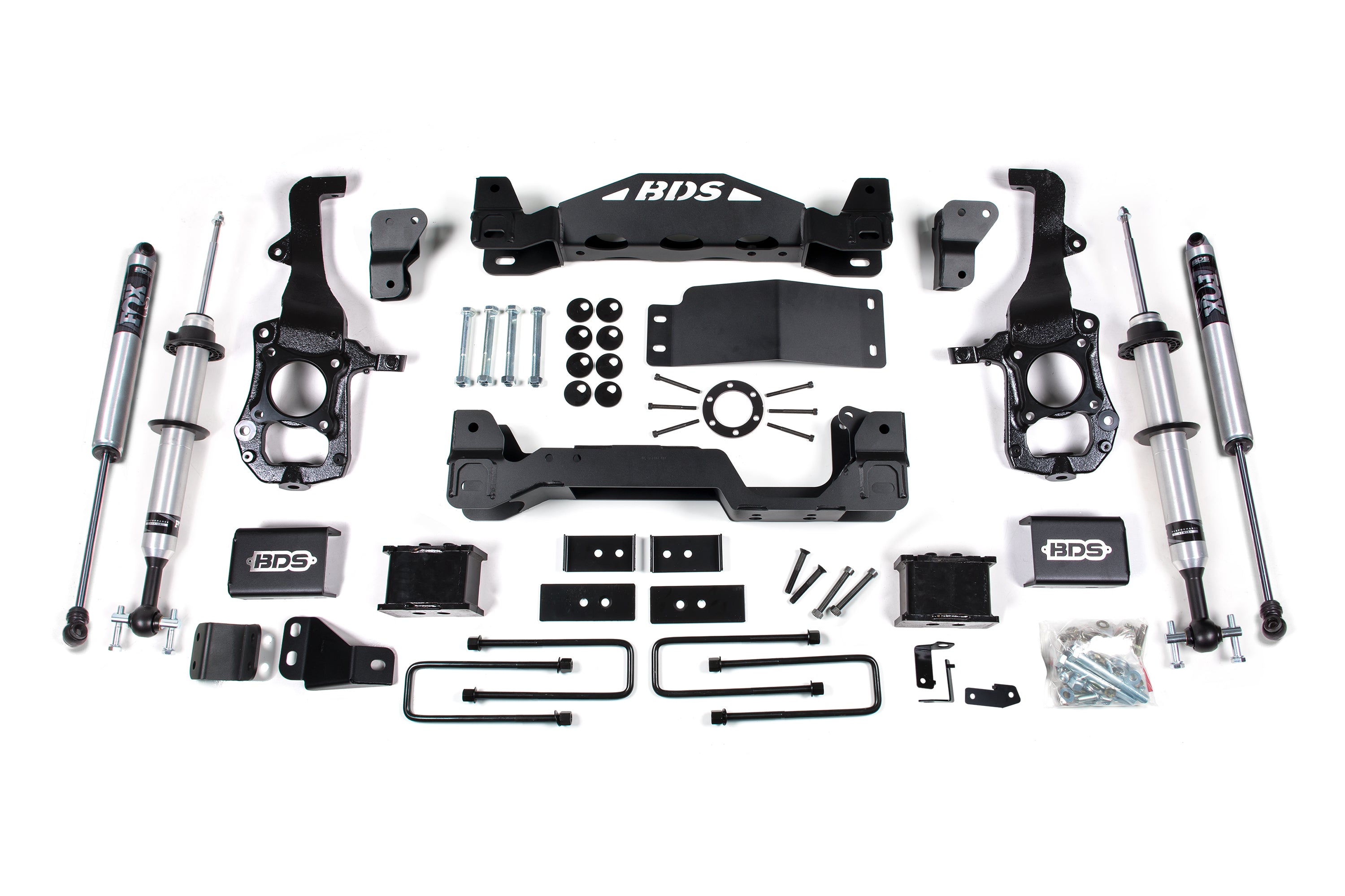 6 Inch Lift Kit | FOX 2.0 Strut | Ford F150 (21-26) 4WD - 4 Inch Block Kit