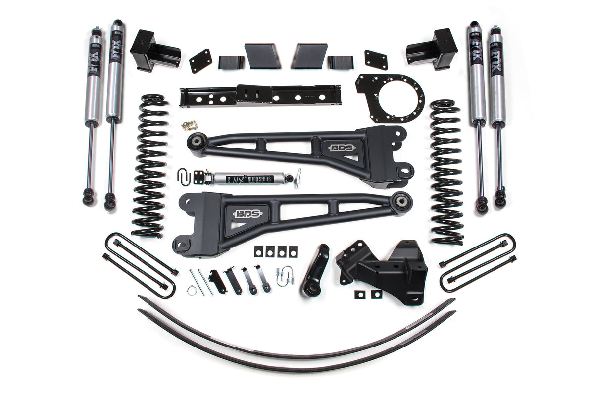 BDS Suspension 6 Inch Lift Kit Ford F250 F350 4WD Diesel (2017-2019)