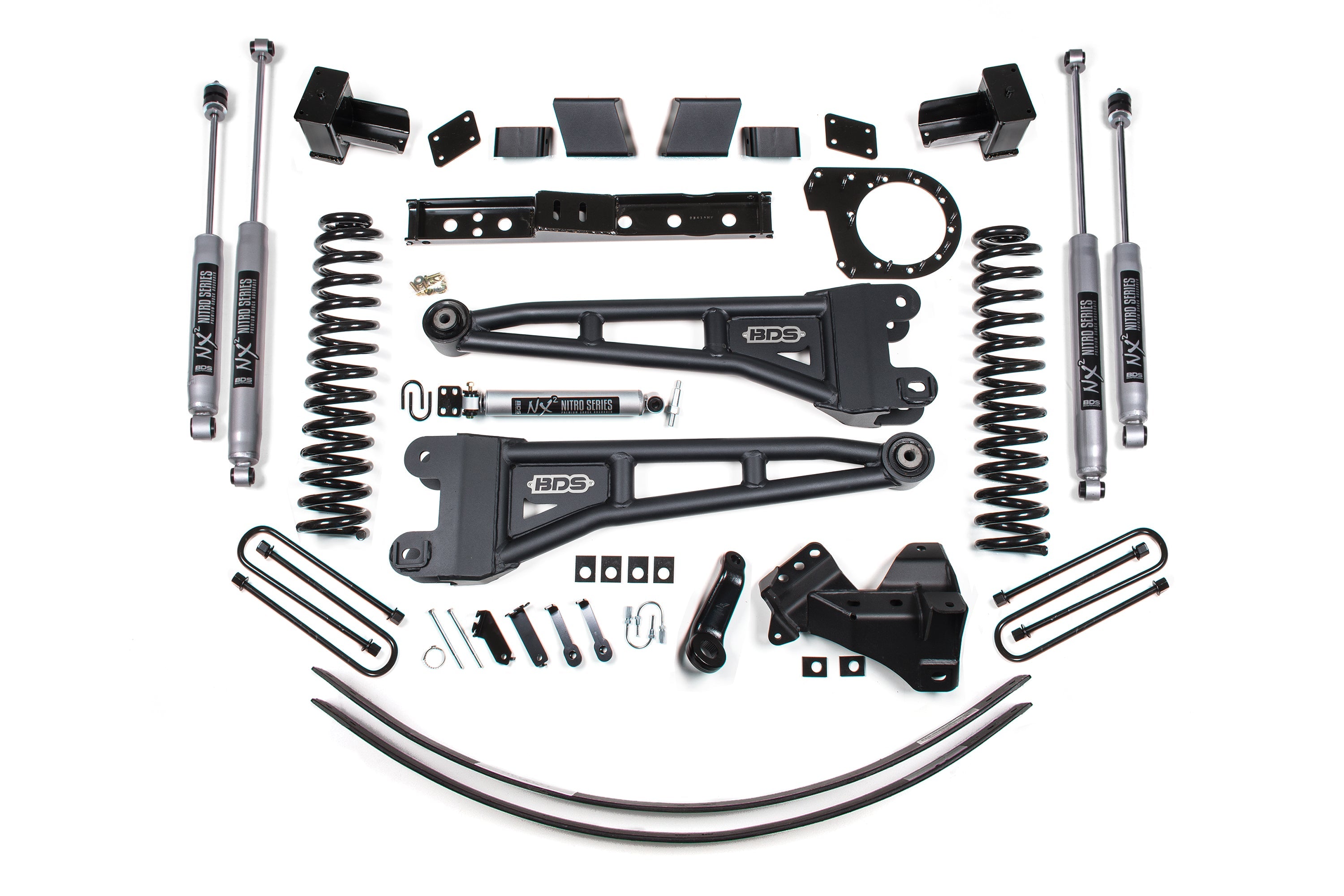 BDS Suspension 6 Inch Lift Kit Ford F250 F350 4WD Diesel (2017-2019)