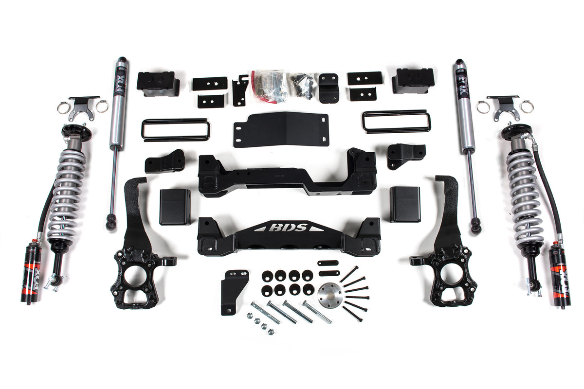 6 Inch Lift Kit | FOX 2.5 Performance Elite Coil-Over | Ford F150 (15-20) 4WD - FOX 2.5 Performance Elite