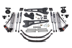 6 Inch Lift Kit w/ Radius Arm | FOX 2.5 Performance Elite Coil-Over Conversion | Ford F250/F350 Super Duty (11-16) 4WD | Diesel - Factory 3 Inch Rear Blocks