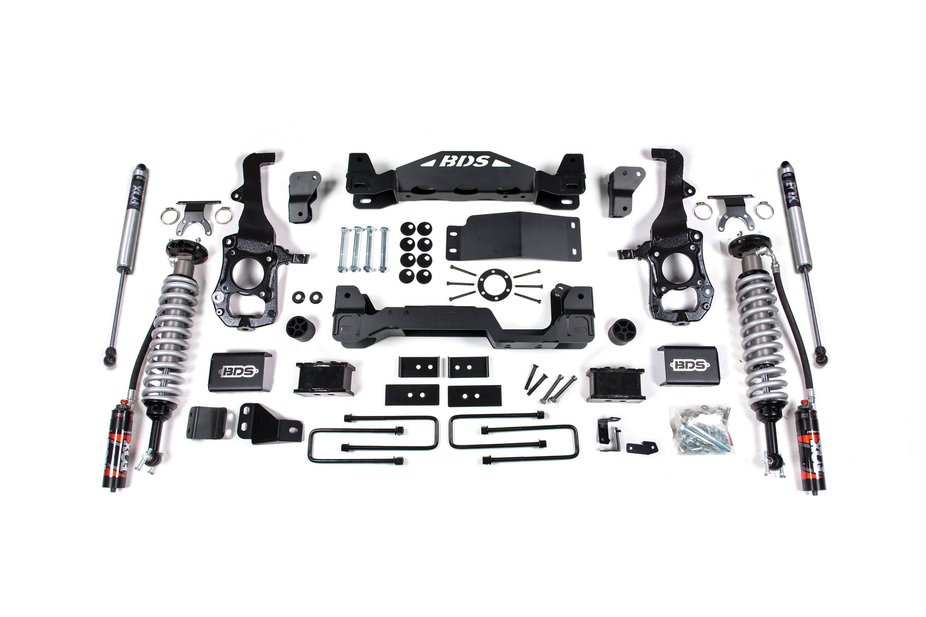 BDS 4 Inch Suspension Lift Kit w/ FOX 2.5 Performance Elite Coil-Overs Ford F-150 4WD (2021–2026)