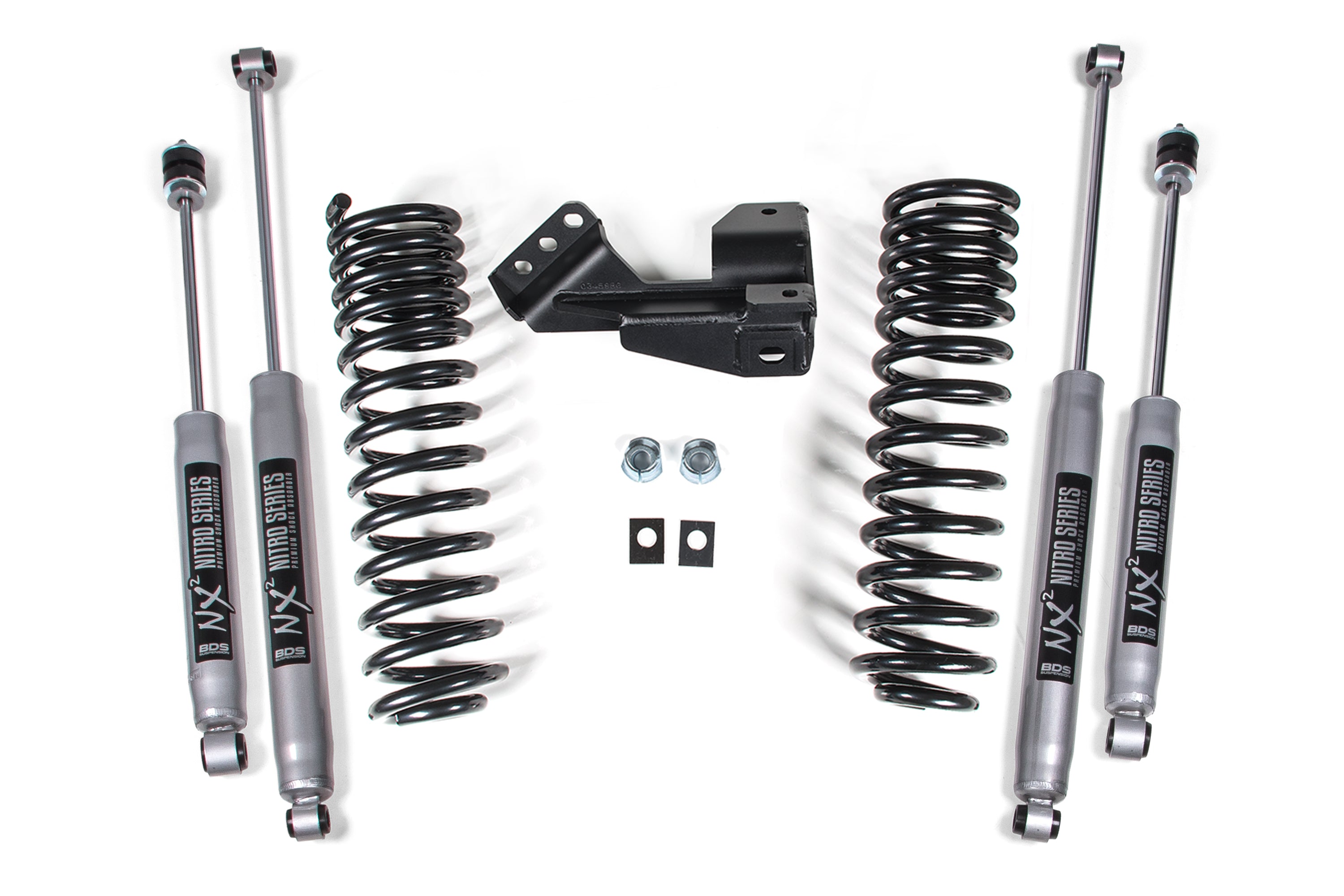 1-2 Inch Leveling Kit | Performance Spring | Ford F250/F350 Super Duty (1 Inch Lift: 17-19) | (2 Inch Lift: 20-26) | 4WD | Diesel & Gas - NX2 Nitro Series