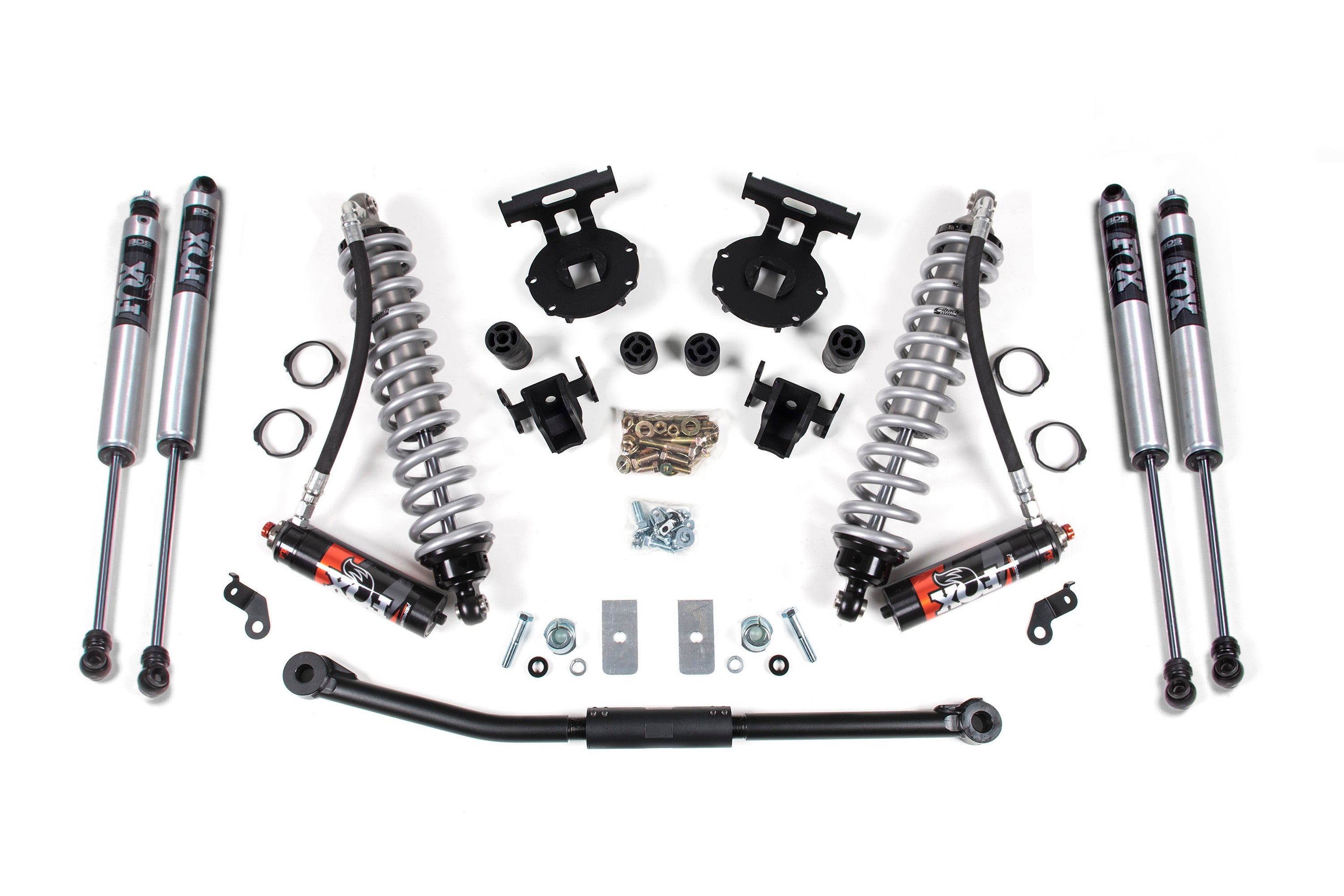 2.5 Inch Lift Kit | FOX 2.5 Performance Elite Coilover Conversion | Ford F250/F350 Super Duty (11-16) 4WD | Diesel - 5 Inch Block Kit