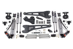 4 Inch Lift Kit w/ Radius Arm | FOX 2.5 Performance Elite Coil-Over Conversion | Ford F250/F350 Super Duty (08-10) 4WD | Diesel - Block Kit With Factory Overload