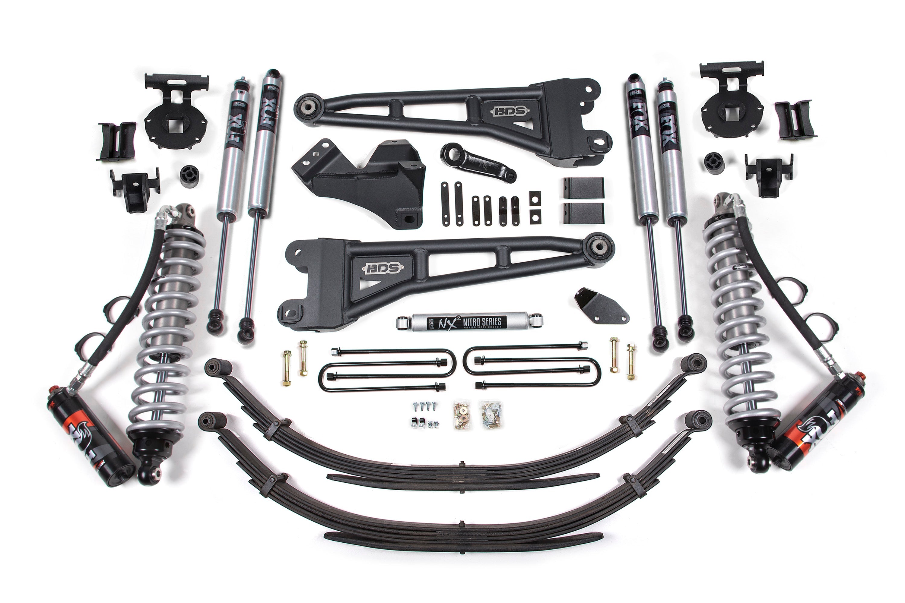 BDS 4 Inch Coilover Lift Kit FOX 2.5 Ford F250/F350 Diesel (2005-2007)