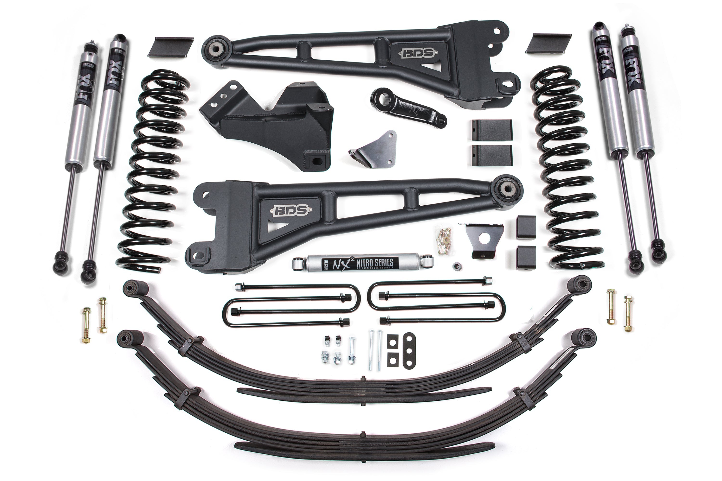 BDS 6 Inch Lift Kit w/ Radius Arm for 2005-2007 Ford F250/F350 Super Duty 4WD Diesel