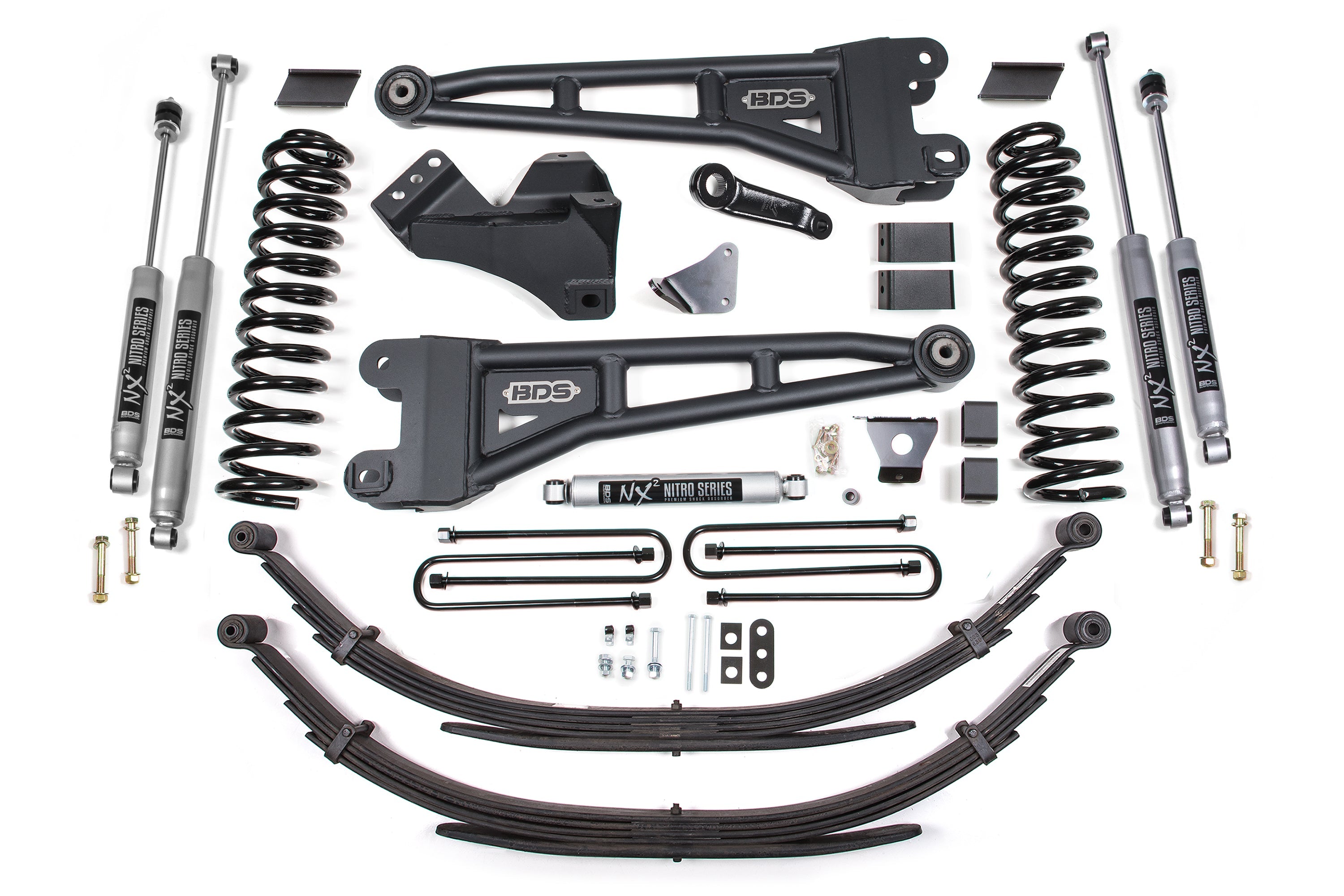 BDS 6 Inch Lift Kit w/ Radius Arm for 2005-2007 Ford F250/F350 Super Duty 4WD Diesel