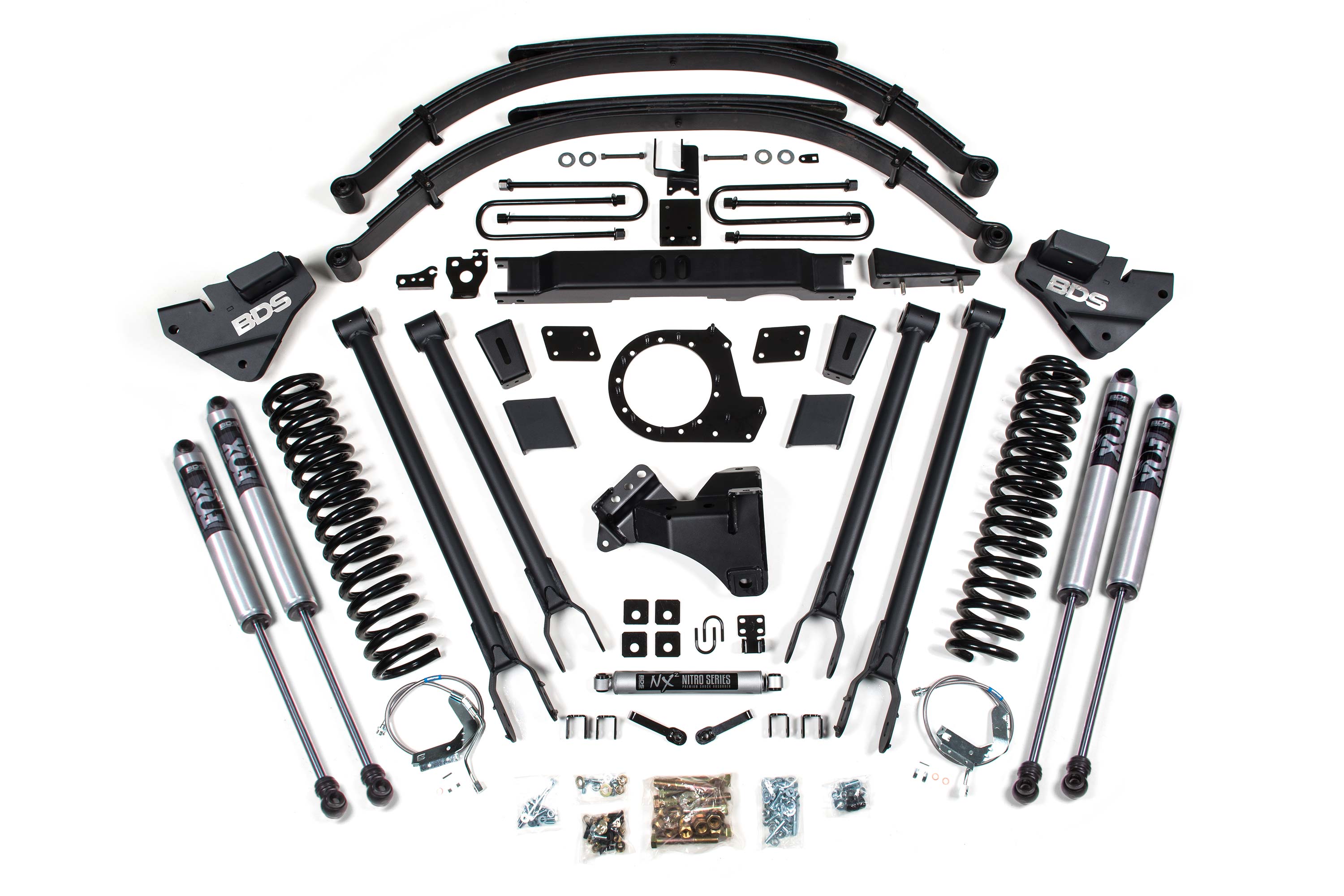 BDS 9 Inch Lift Kit w/ 4-Link for 2020-2022 Ford F250/F350 Super Duty 4WD Diesel