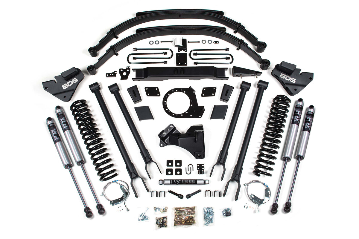 BDS 9 Inch Lift Kit w/ 4-Link for 2020-2022 Ford F250/F350 Super Duty 4WD Diesel