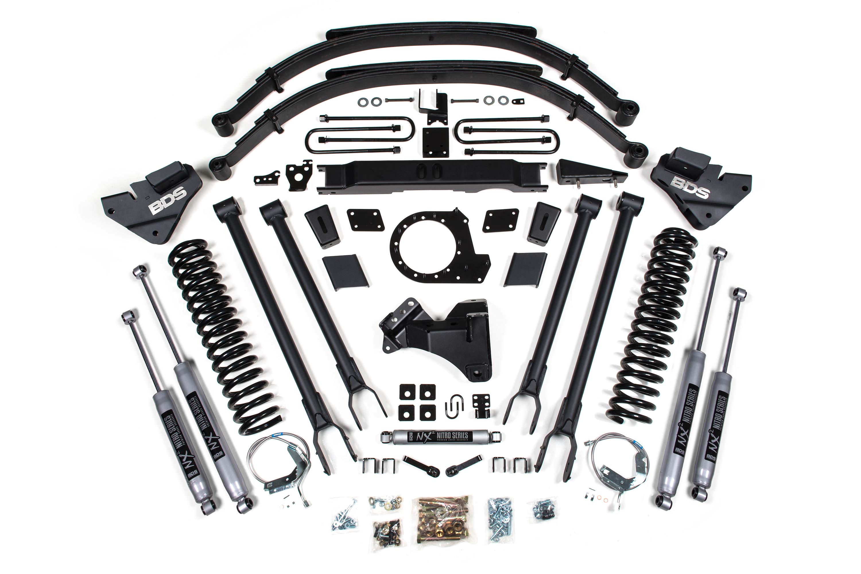 9 Inch Lift Kit w/ 4-Link | Ford F250/F350 Super Duty (20-22) 4WD | Diesel - NX2 Nitro Series