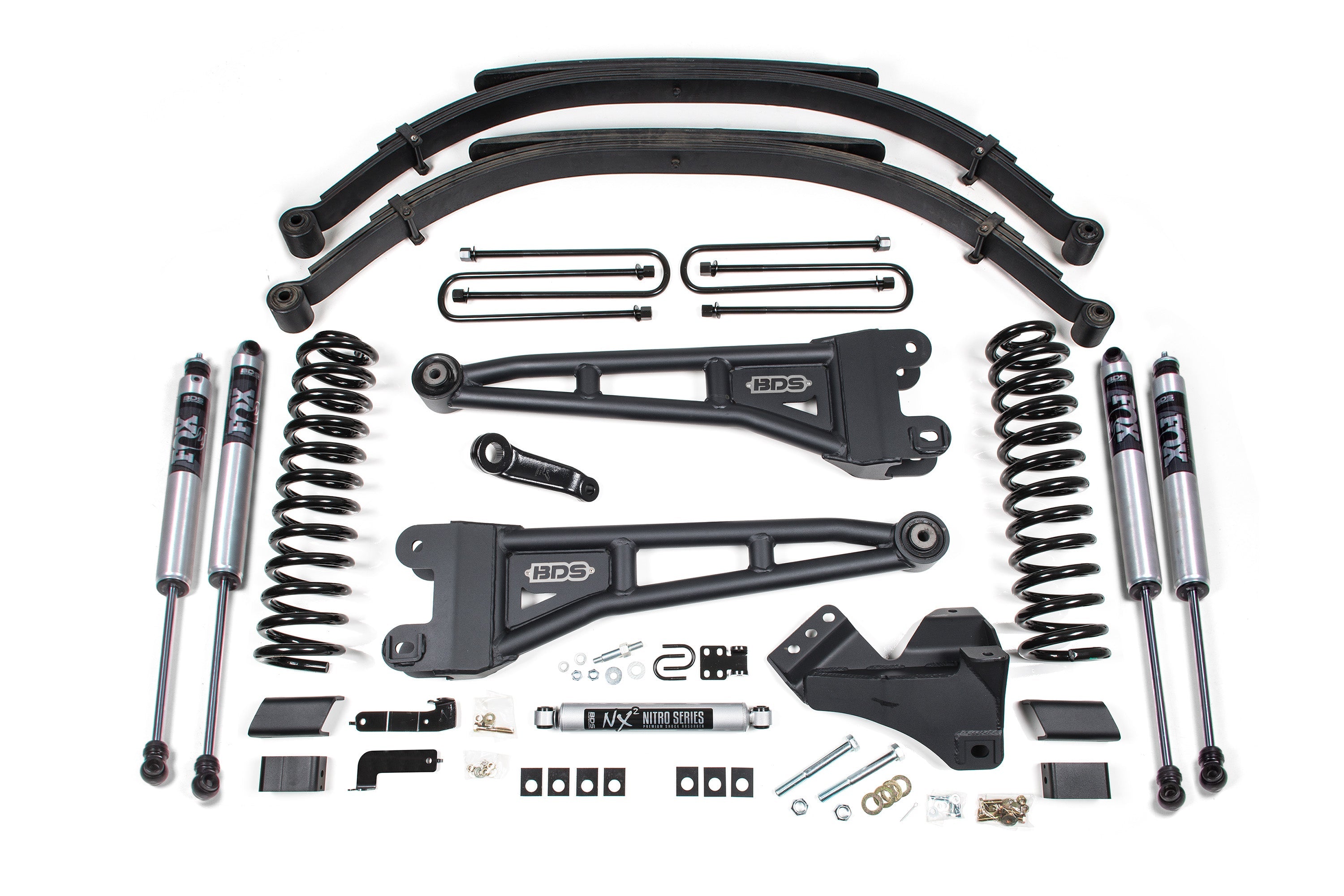 BDS 5 Inch Lift Kit w/ Radius Arm for 2023-2026 Ford F250/F350 Super Duty 4WD Diesel