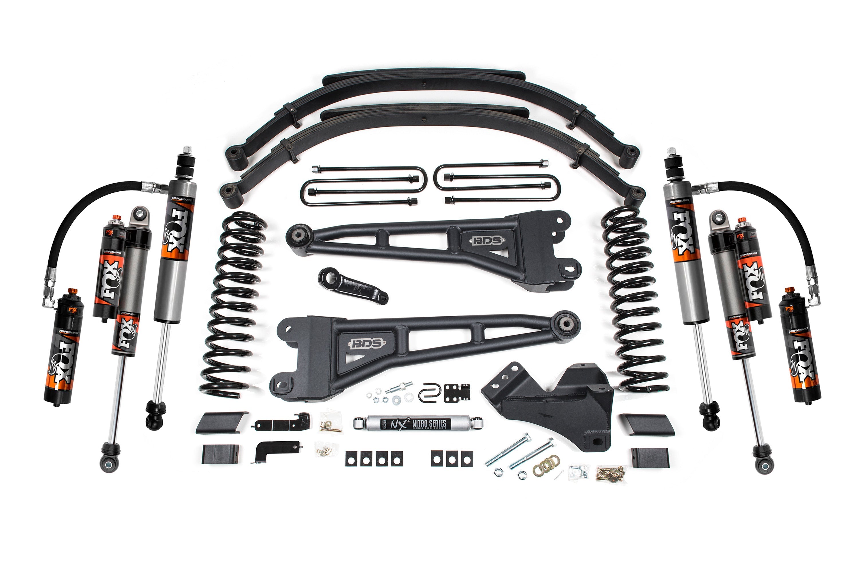 BDS 5 Inch Lift Kit w/ Radius Arm for 2023-2026 Ford F250/F350 Super Duty 4WD Diesel