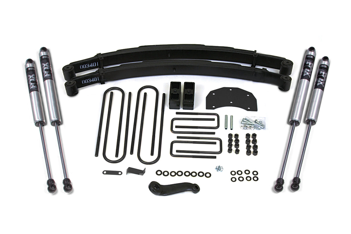 BDS Suspension 4 Inch Lift Kit w/ FOX 2.0 Shocks Ford F350 Monobeam 4WD (1980–1996)