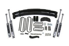 BDS Suspension 4 Inch Lift Kit w/ FOX 2.0 Shocks Ford F350 Monobeam 4WD (1980–1996)