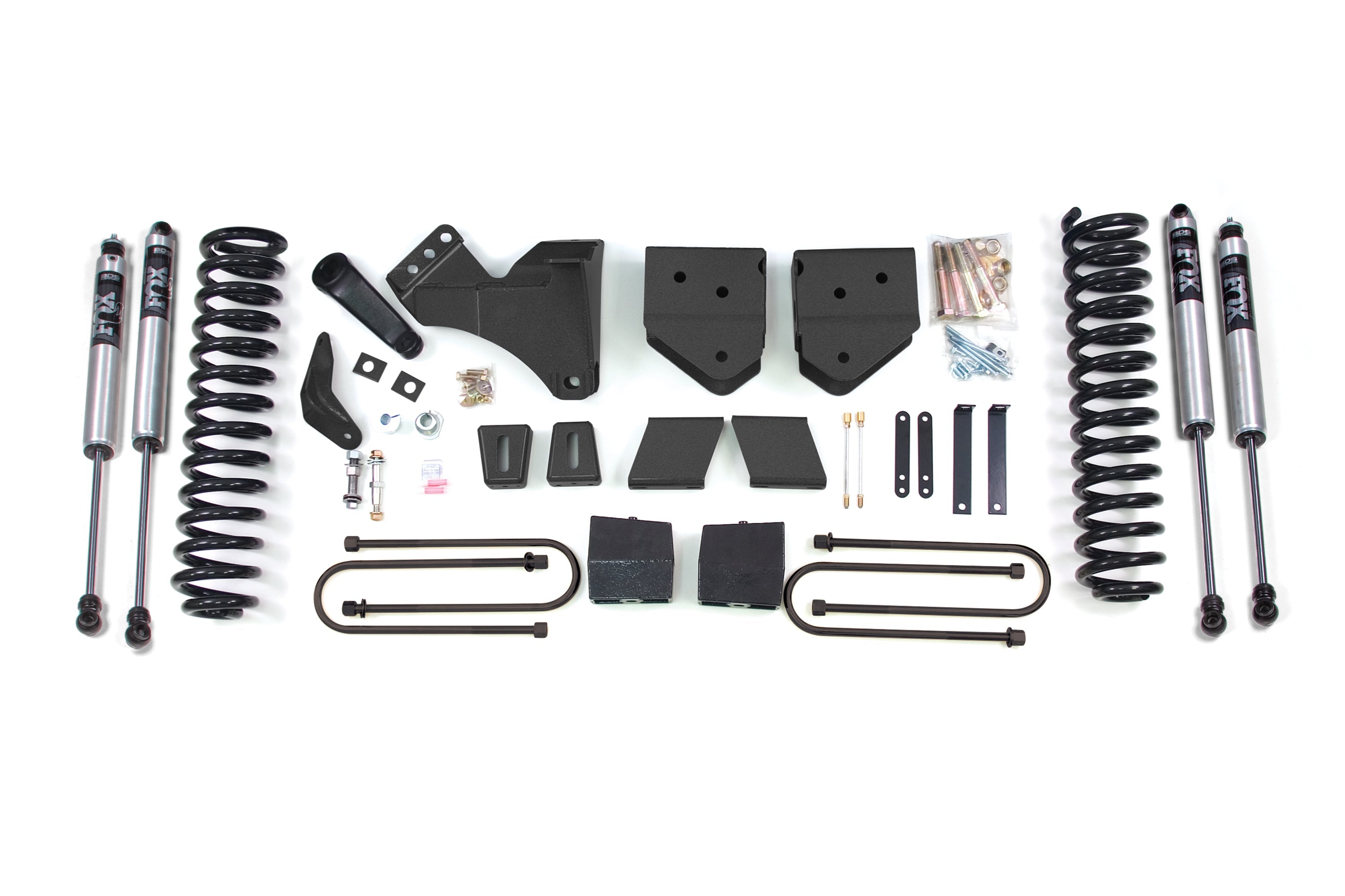 BDS 6 Inch Suspension Lift Kit w/ NX2 Nitro Shocks Ford F-250 & F-350 Super Duty 4WD Gas (2005–2007)