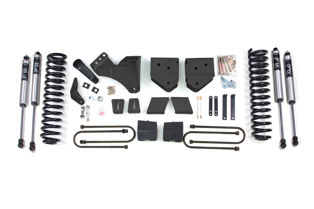 BDS 6 Inch Suspension Lift Kit w/ NX2 Nitro Shocks Ford F-250 & F-350 Super Duty 4WD Gas (2005–2007)