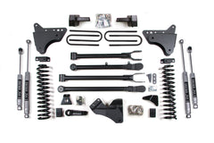 6 Inch Lift Kit w/ 4-Link | Ford F250/F350 Super Duty (05-07) 4WD | Gas - 5 Inch Block Kit Without Overload / NX2 Nitro Series