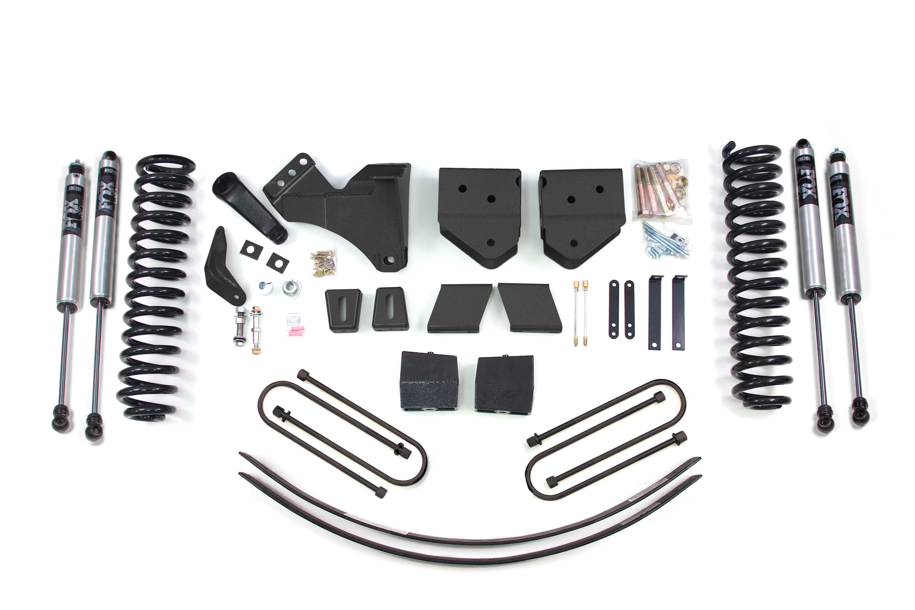 BDS 6 Inch Suspension Lift Kit w/ NX2 Nitro Shocks Ford F-250 & F-350 Super Duty 4WD Gas (2005–2007)