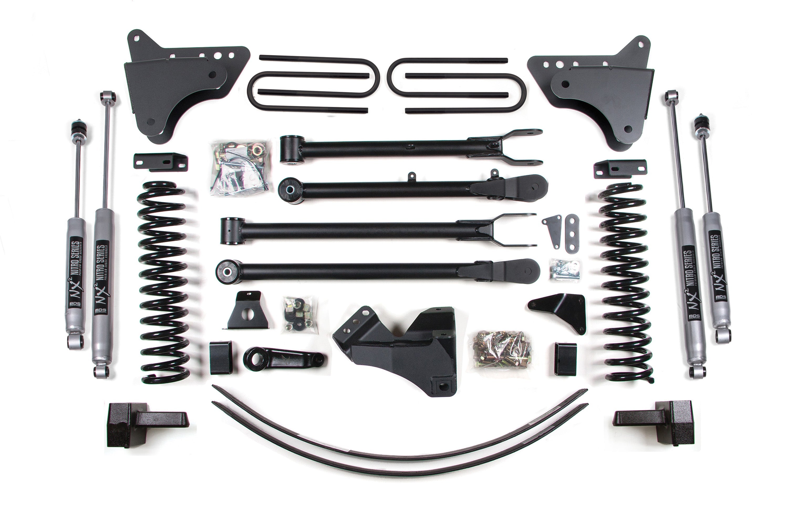 BDS Suspension 6 Inch Lift Kit Ford F250 F350 Super Duty 4WD Gas (2005-2007)