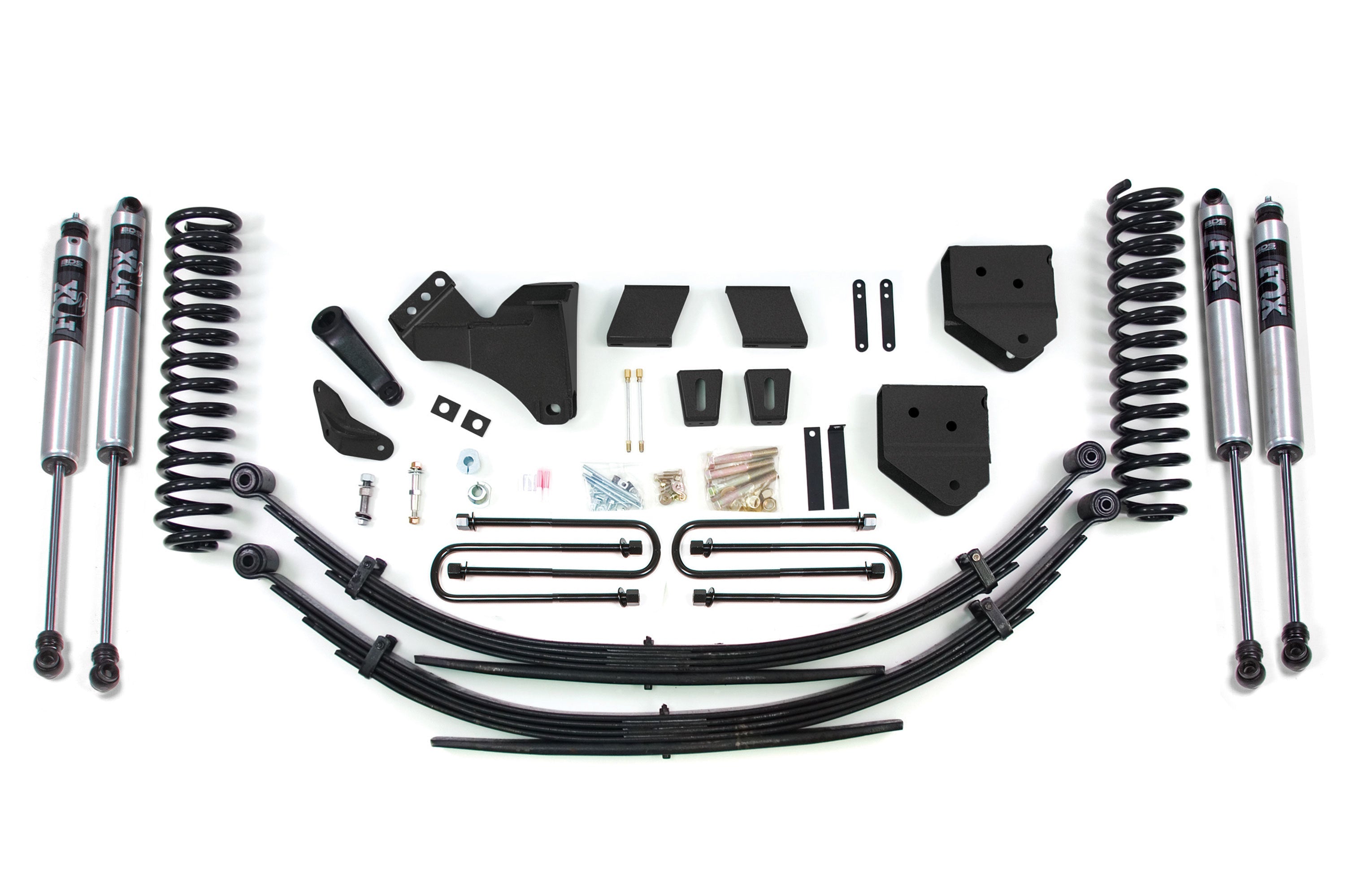 BDS 6 Inch Suspension Lift Kit w/ NX2 Nitro Shocks Ford F-250 & F-350 Super Duty 4WD Gas (2005–2007)