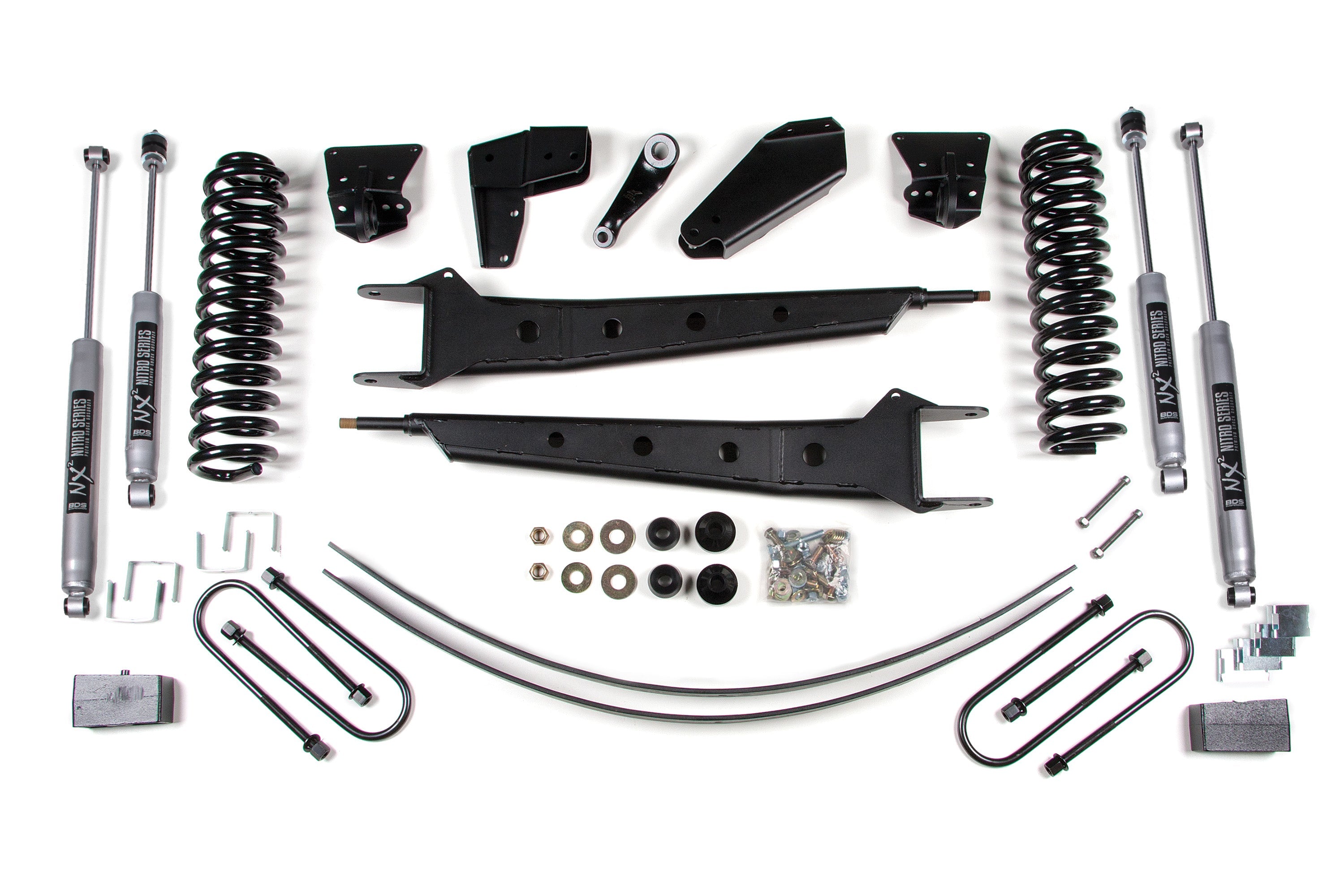 BDS 4 Inch Lift Kit w/ Radius Arm for 1980-1996 Ford F100/F150 4WD