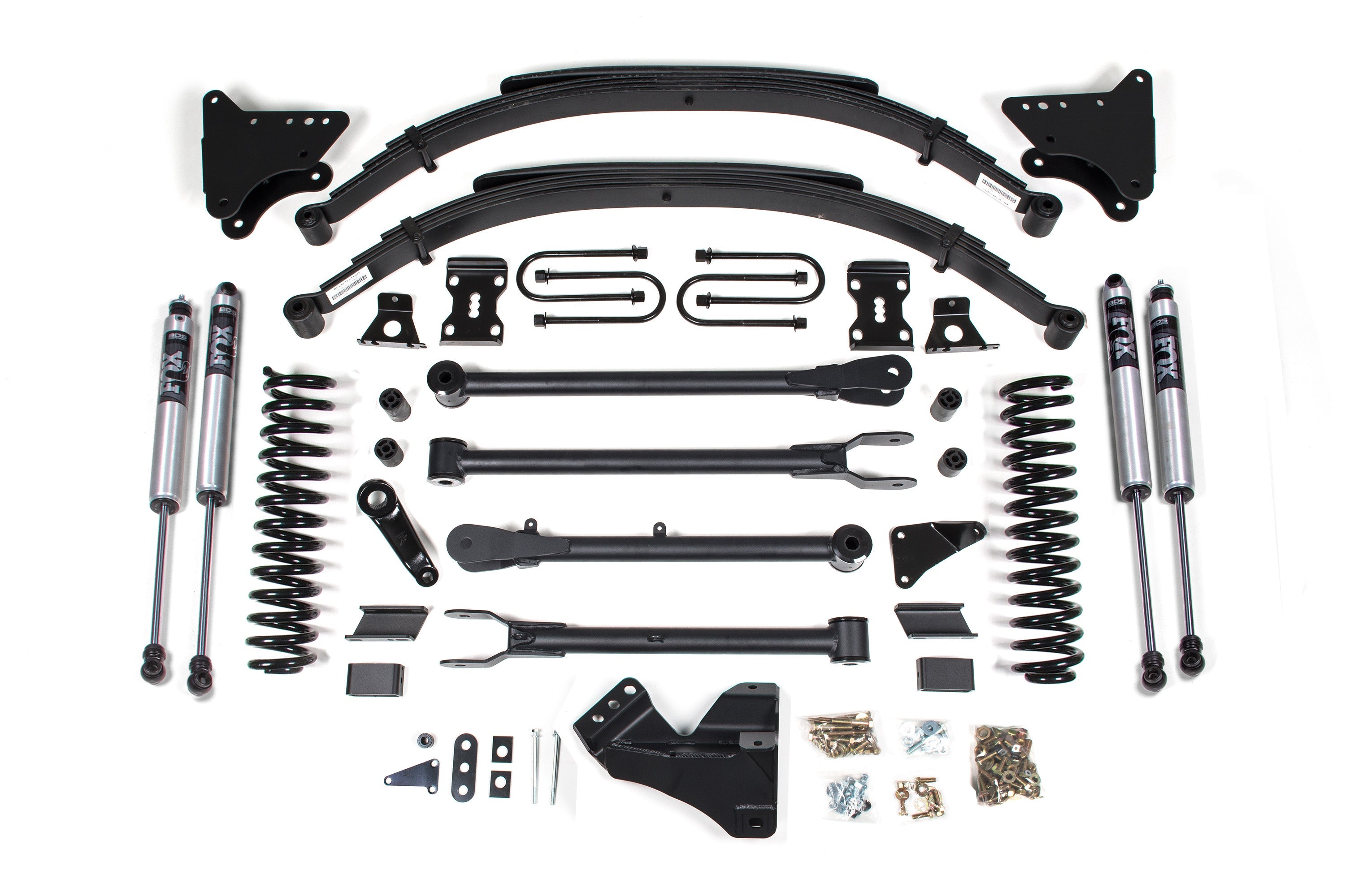 BDS 4 Inch Lift Kit w/ 4-Link for 2008-2010 Ford F250/F350 Super Duty 4WD Gas