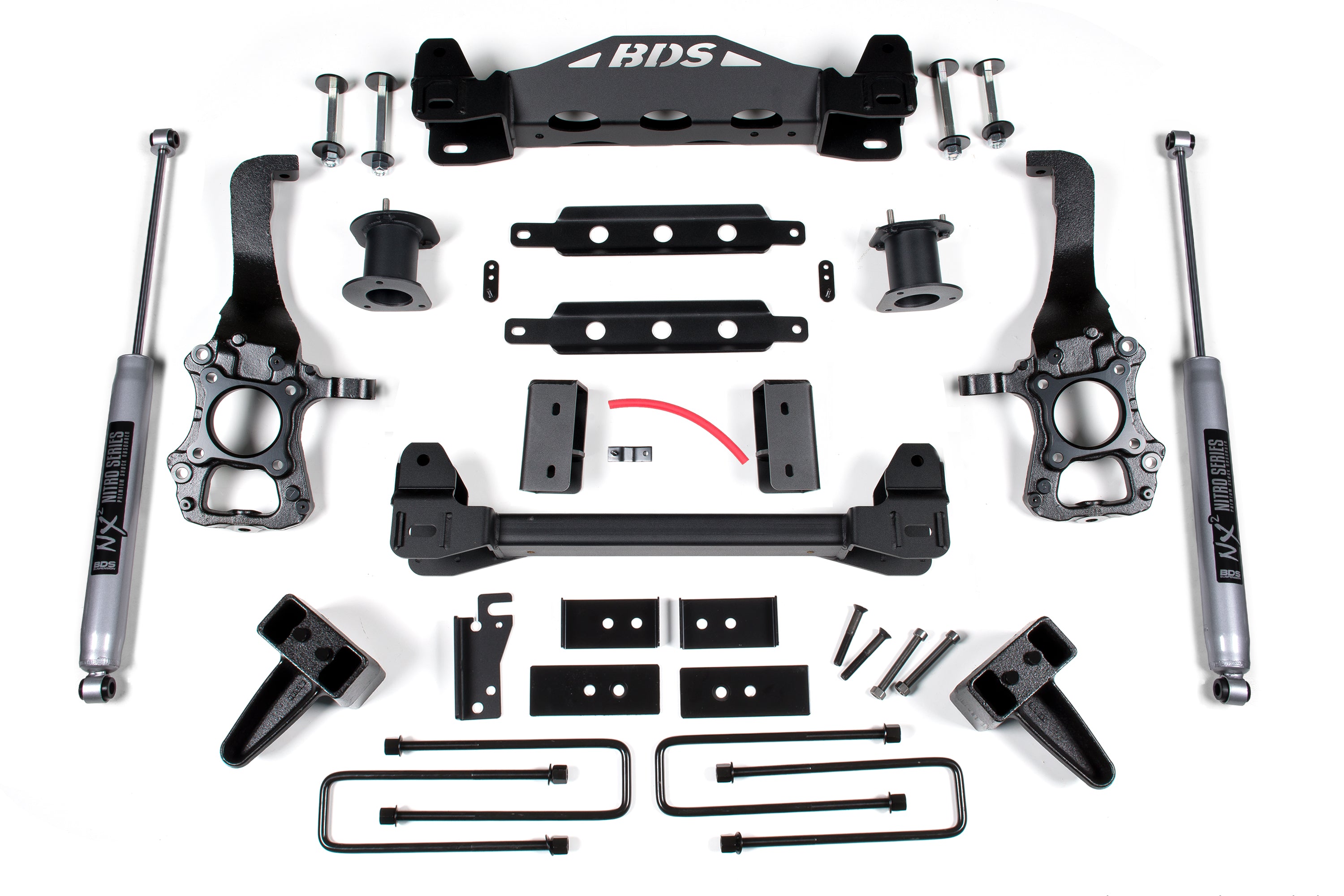 6 Inch Lift Kit | Ford F150 (15-20) 2WD - 4 Inch Block Kit / FOX 2.0 Performance Series