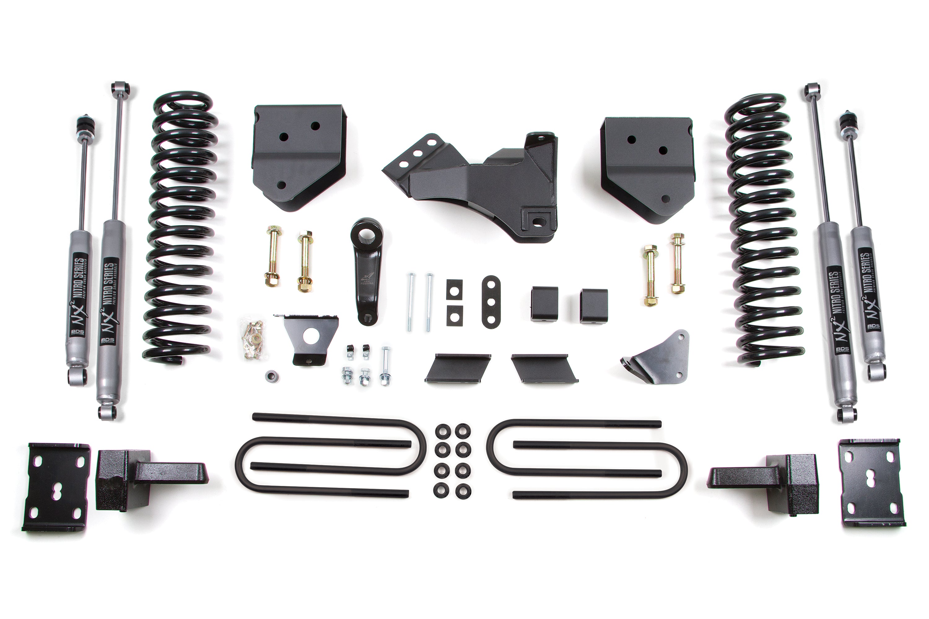 4 Inch Lift Kit | Ford F250/F350 Super Duty (11-16) 4WD | Gas - Leaf Springs / FOX 2.0 Performance Series