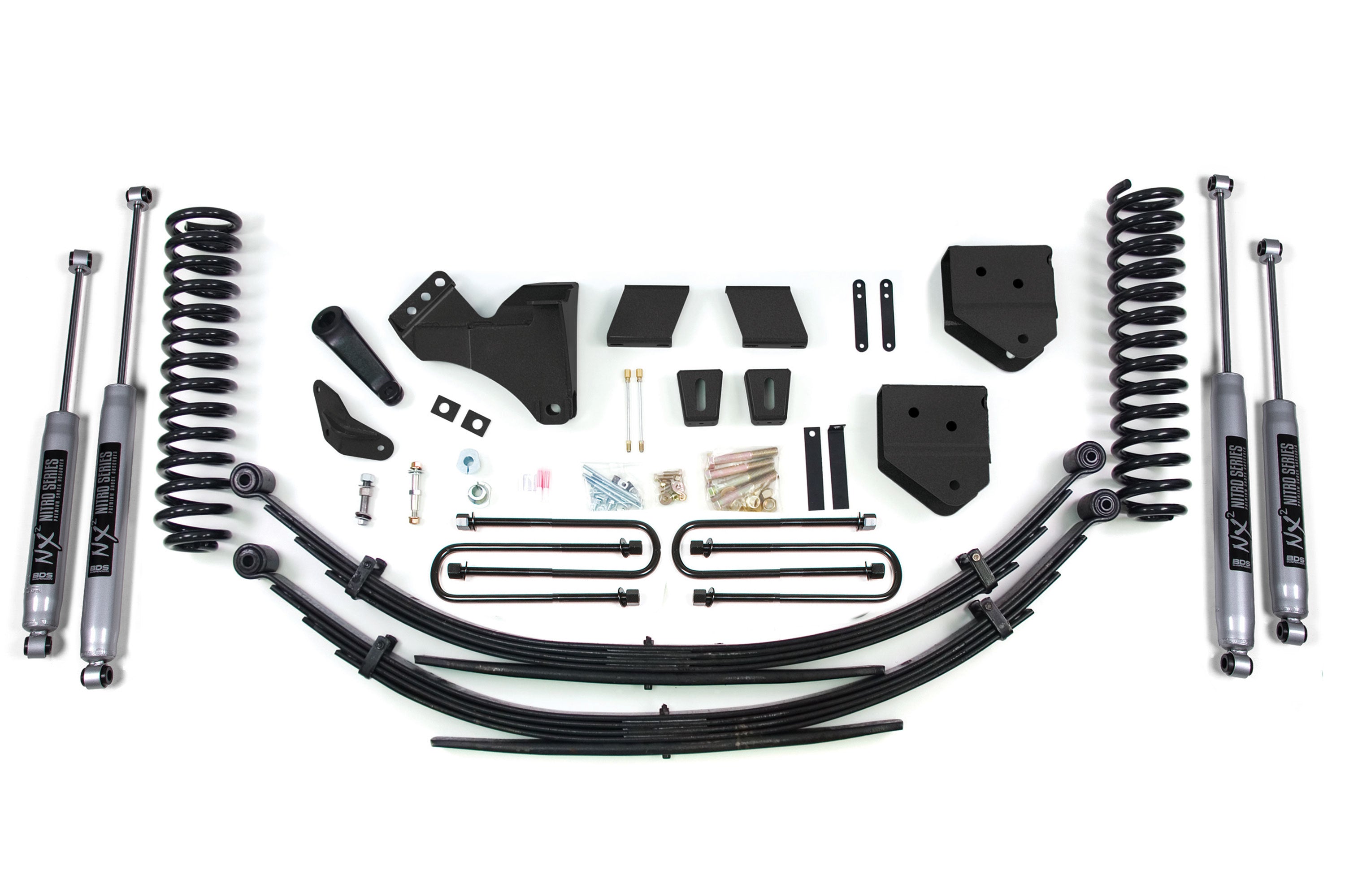 6 Inch Lift Kit | Ford F250/F350 Super Duty (11-16) 4WD | Diesel - Factory 3 Inch Rear Blocks / FOX 2.0 Performance Series